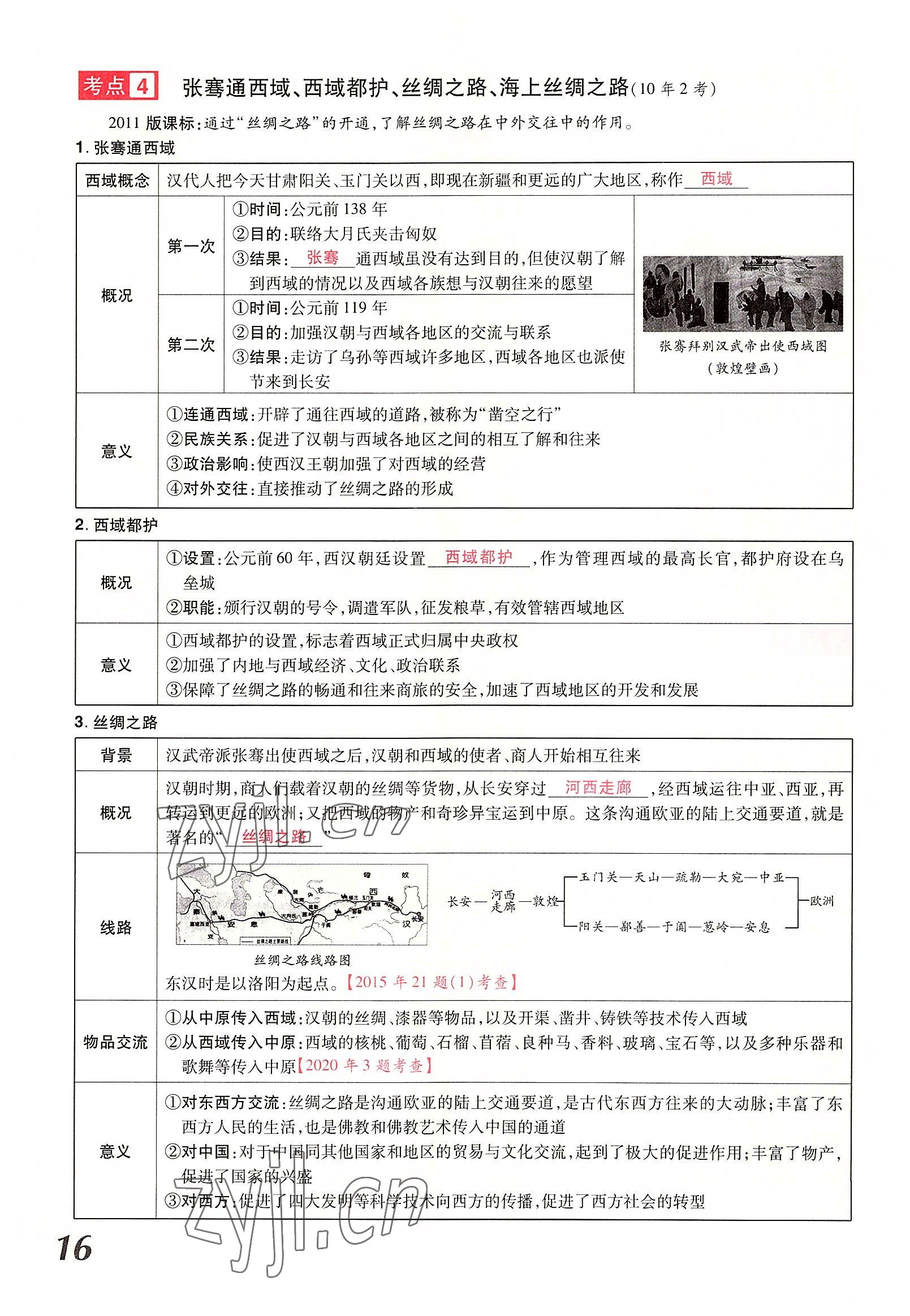2022年領(lǐng)揚(yáng)文化中考研究歷史河南專版 參考答案第26頁