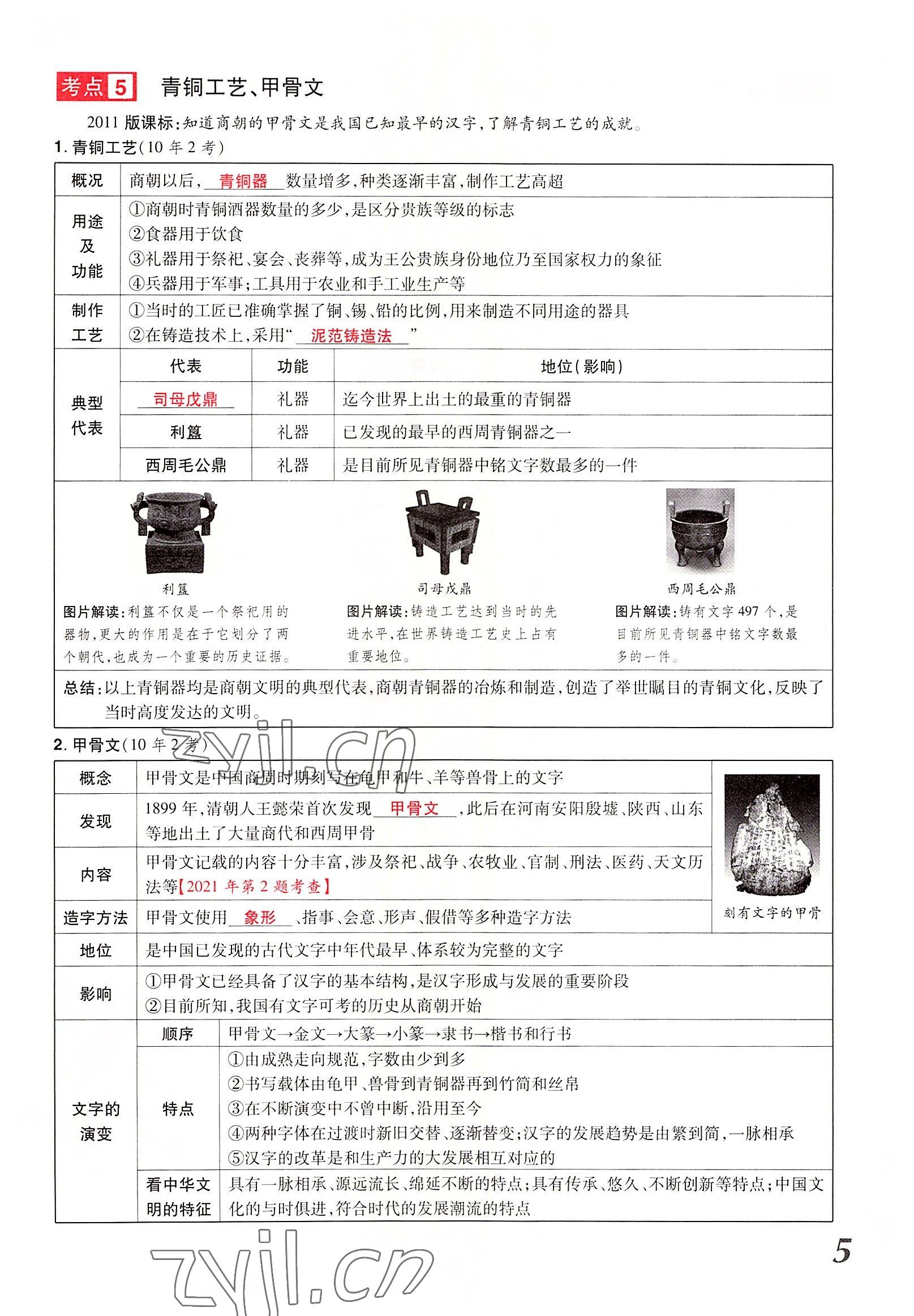 2022年領(lǐng)揚文化中考研究歷史河南專版 參考答案第15頁