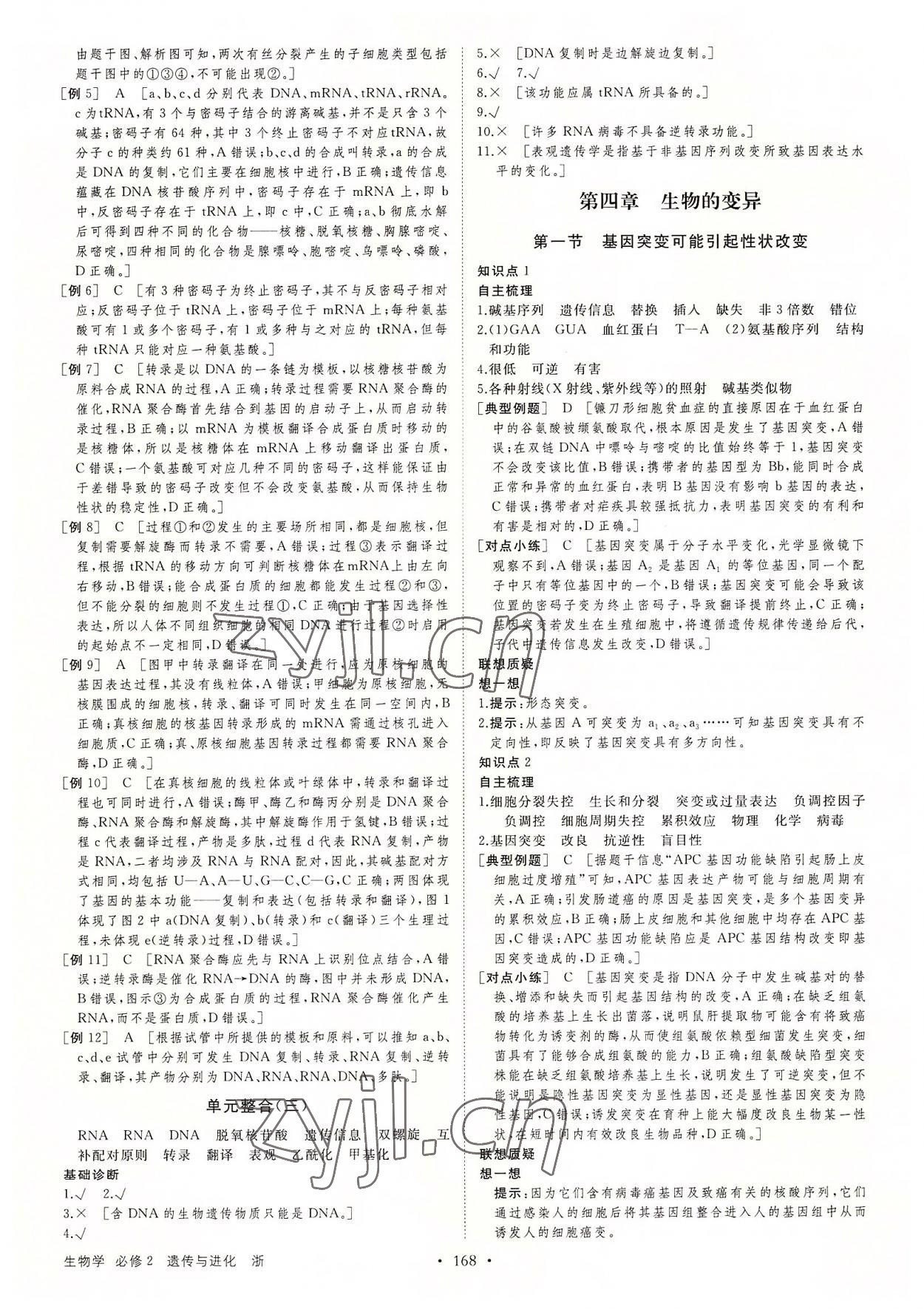 2022年創(chuàng)新設(shè)計(jì)高中生物必修2浙科版 第12頁