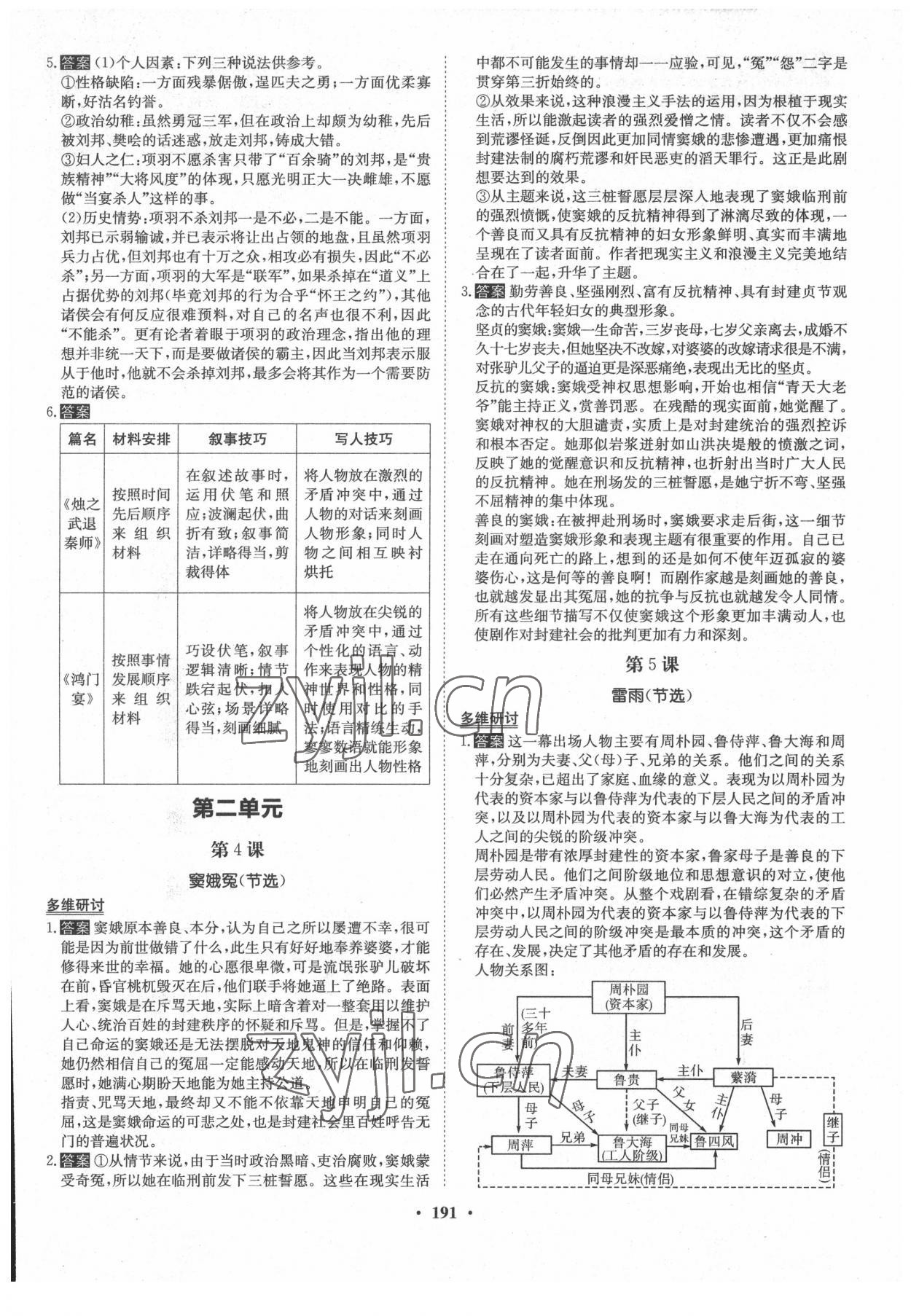 2022年狀元橋優(yōu)質(zhì)課堂高中語文必修下冊人教版 參考答案第4頁