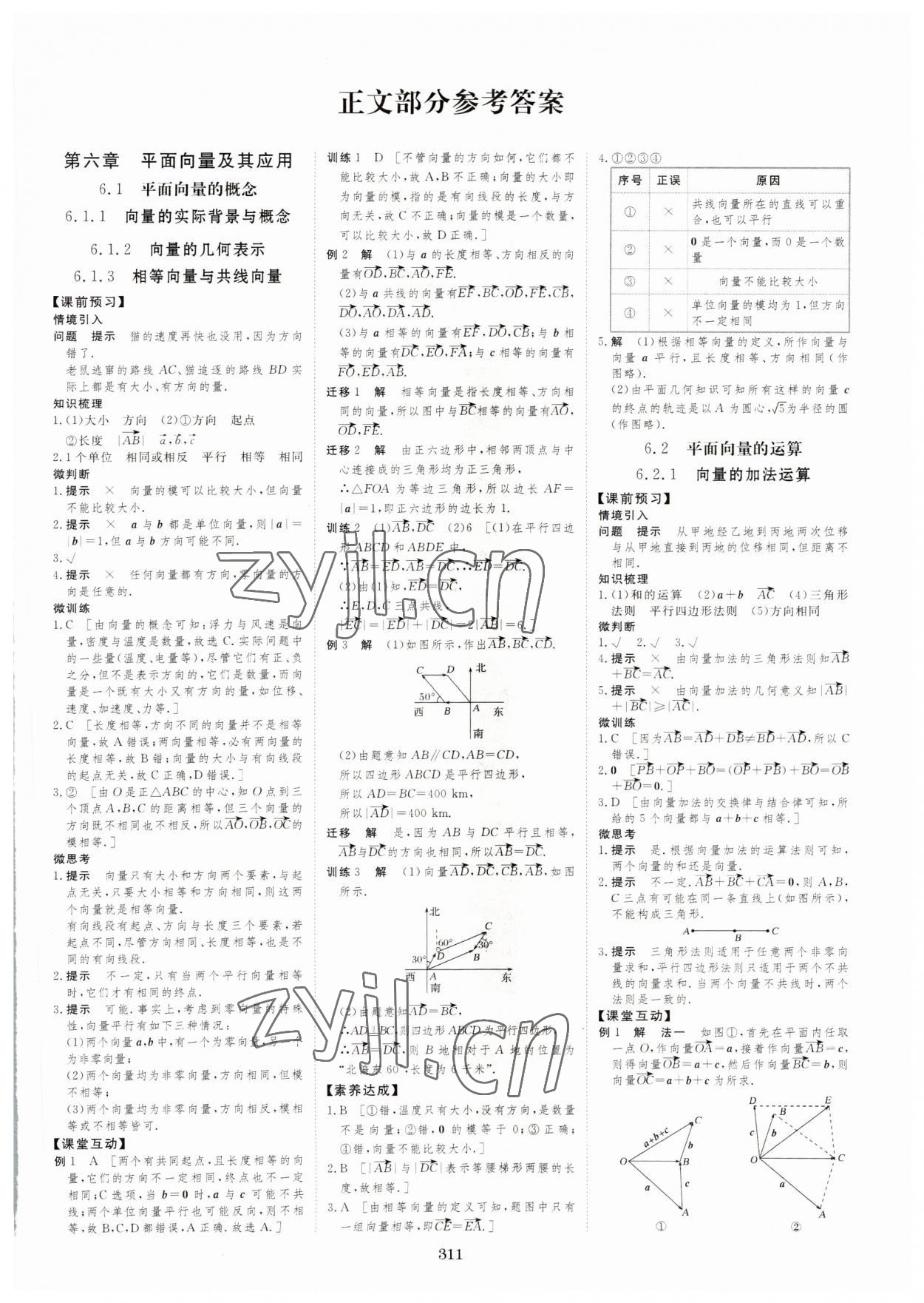 2022年新校園雙成新學(xué)案數(shù)學(xué)必修2人教版 參考答案第1頁