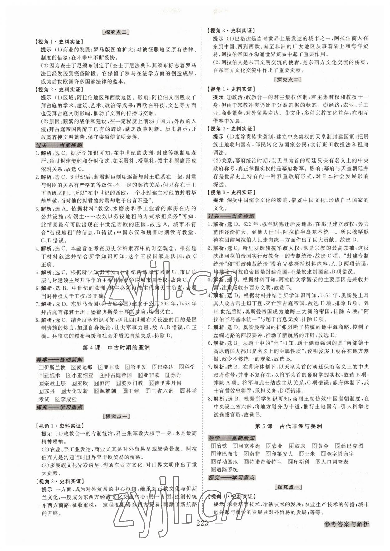 2022年高中同步創(chuàng)新課堂優(yōu)化方案高中歷史必修第二冊人教版 第3頁