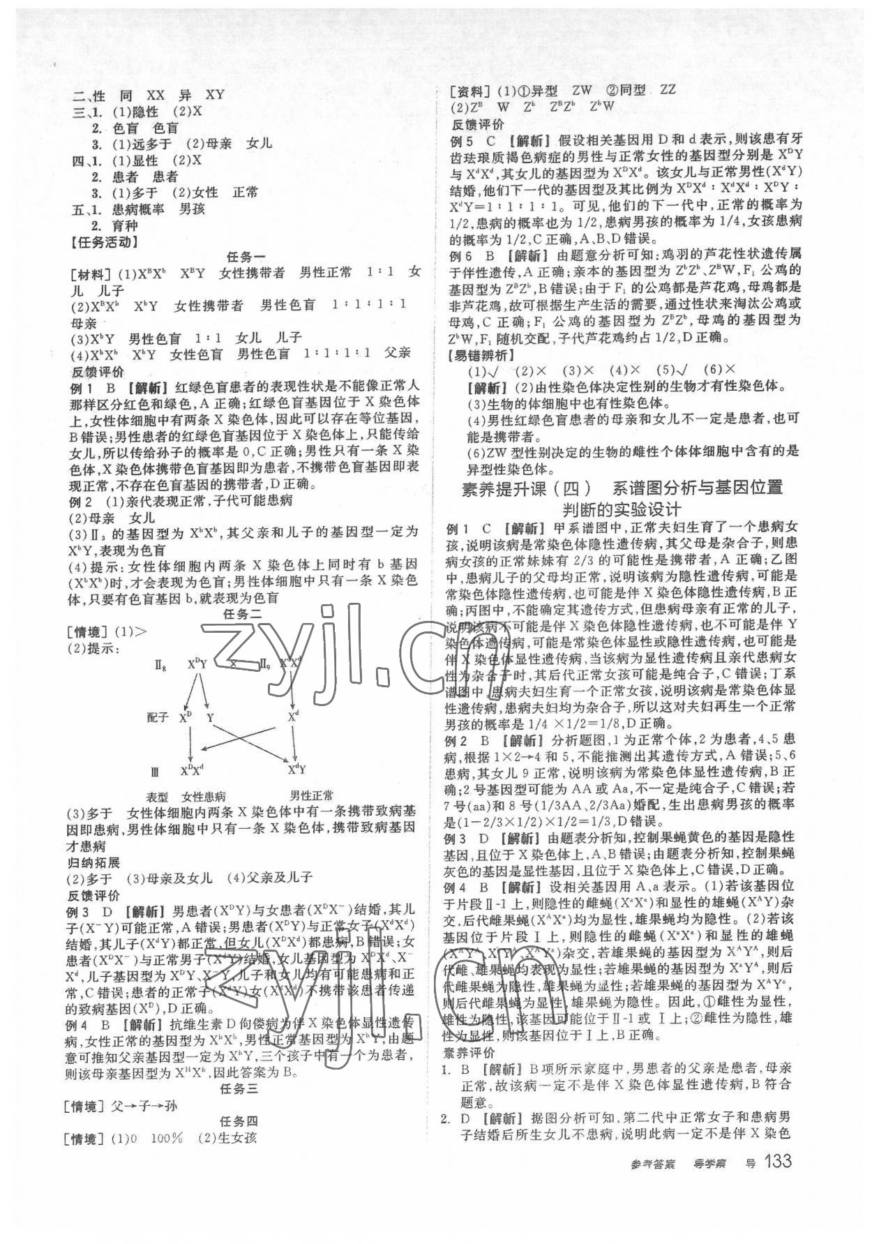 2022年全品學練考高中生物必修2人教版 第9頁