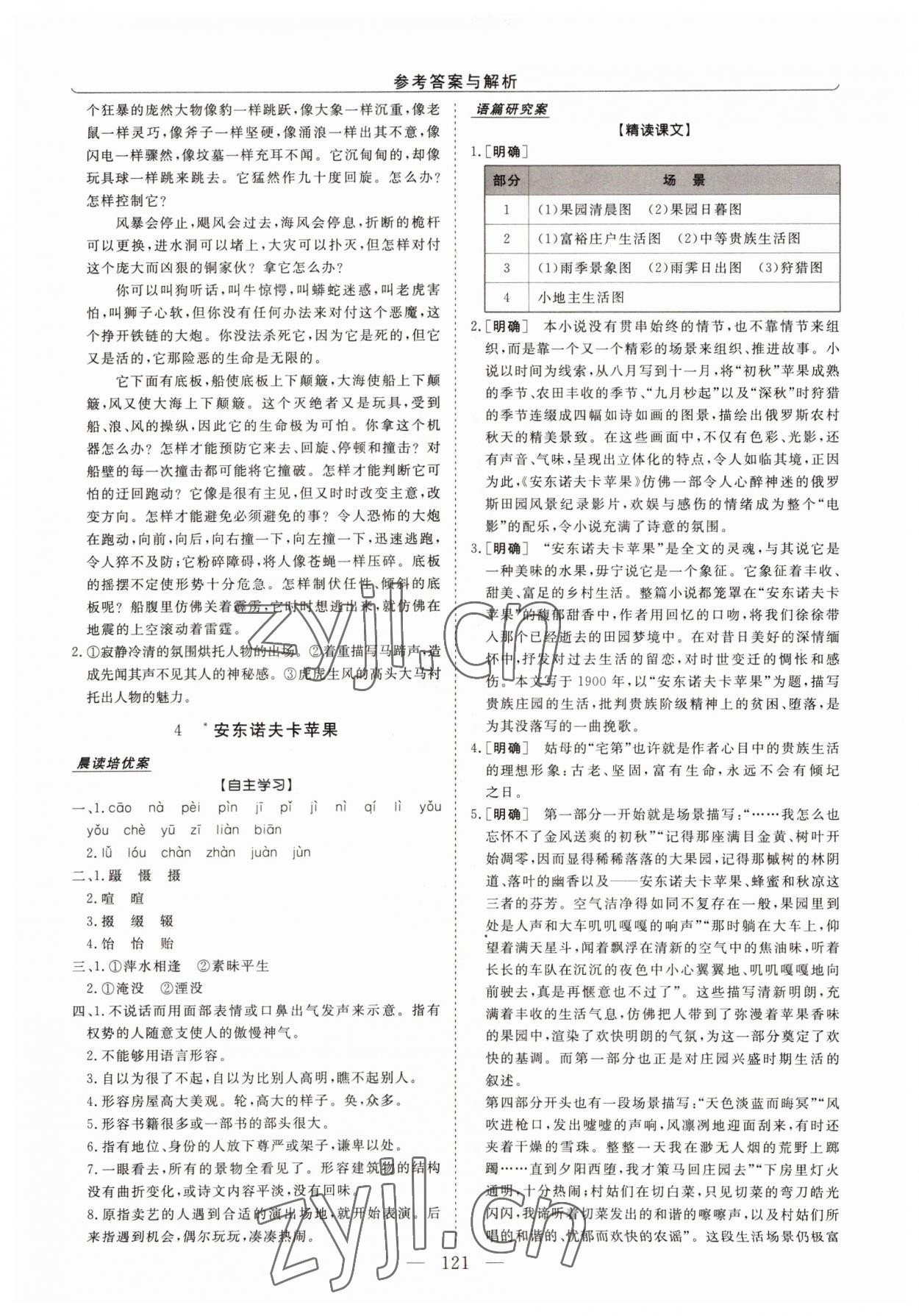 2022年新坐標(biāo)同步練習(xí)語(yǔ)文選修外國(guó)小說(shuō)欣賞青海專(zhuān)版 第5頁(yè)