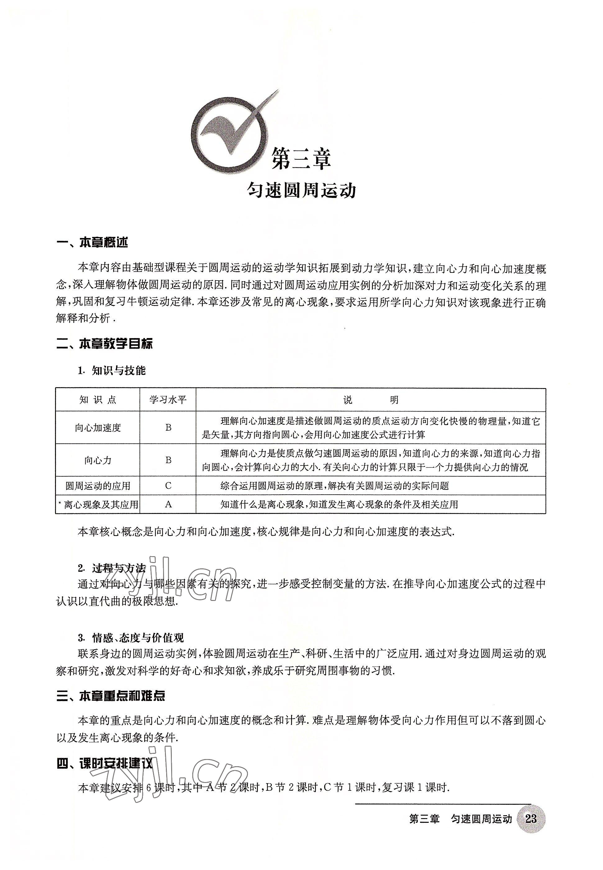 2022年練習(xí)部分物理拓展型課程 參考答案第23頁