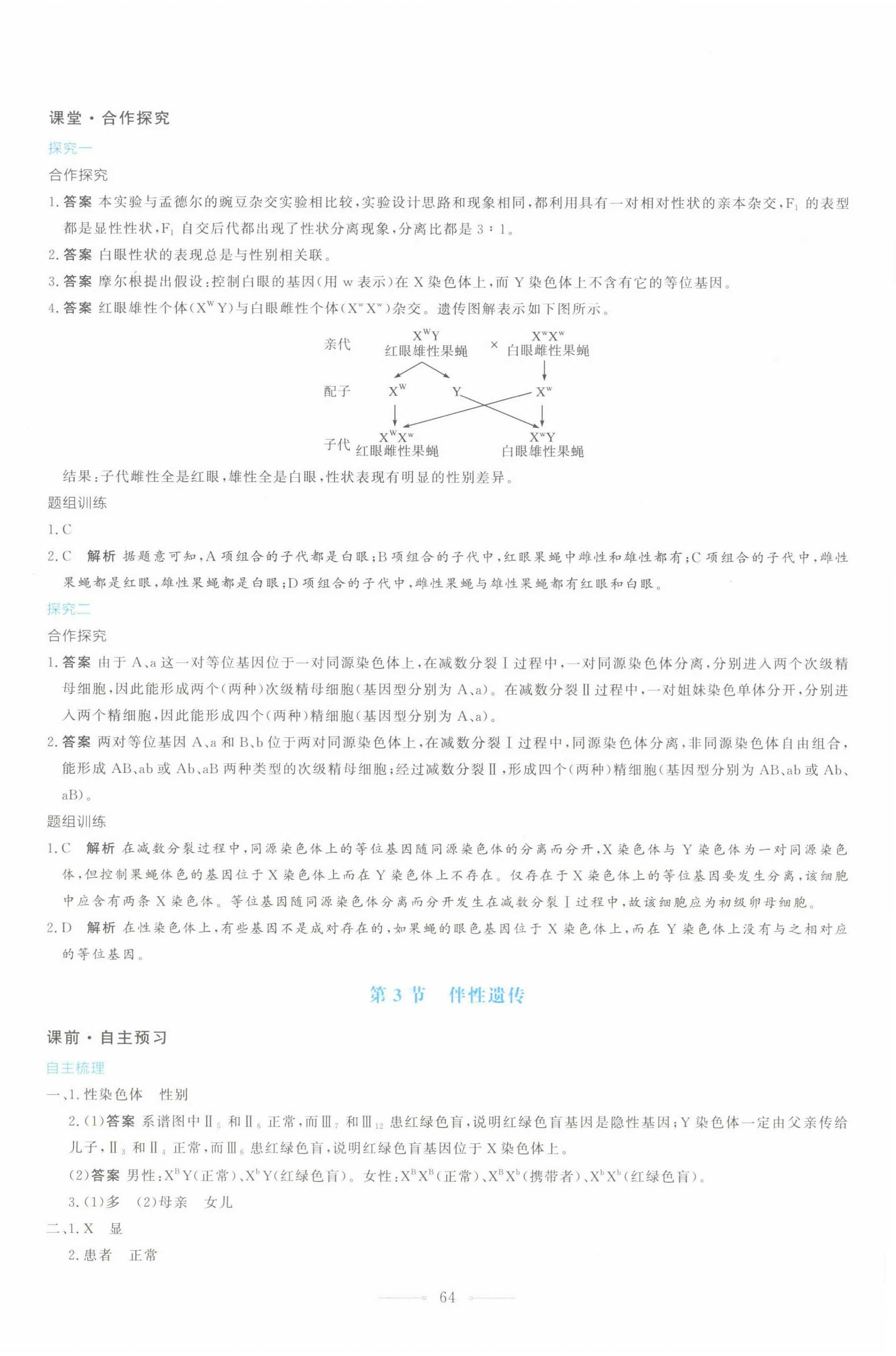 2022年陽光課堂人民教育出版社高中生物必修2人教版 第8頁