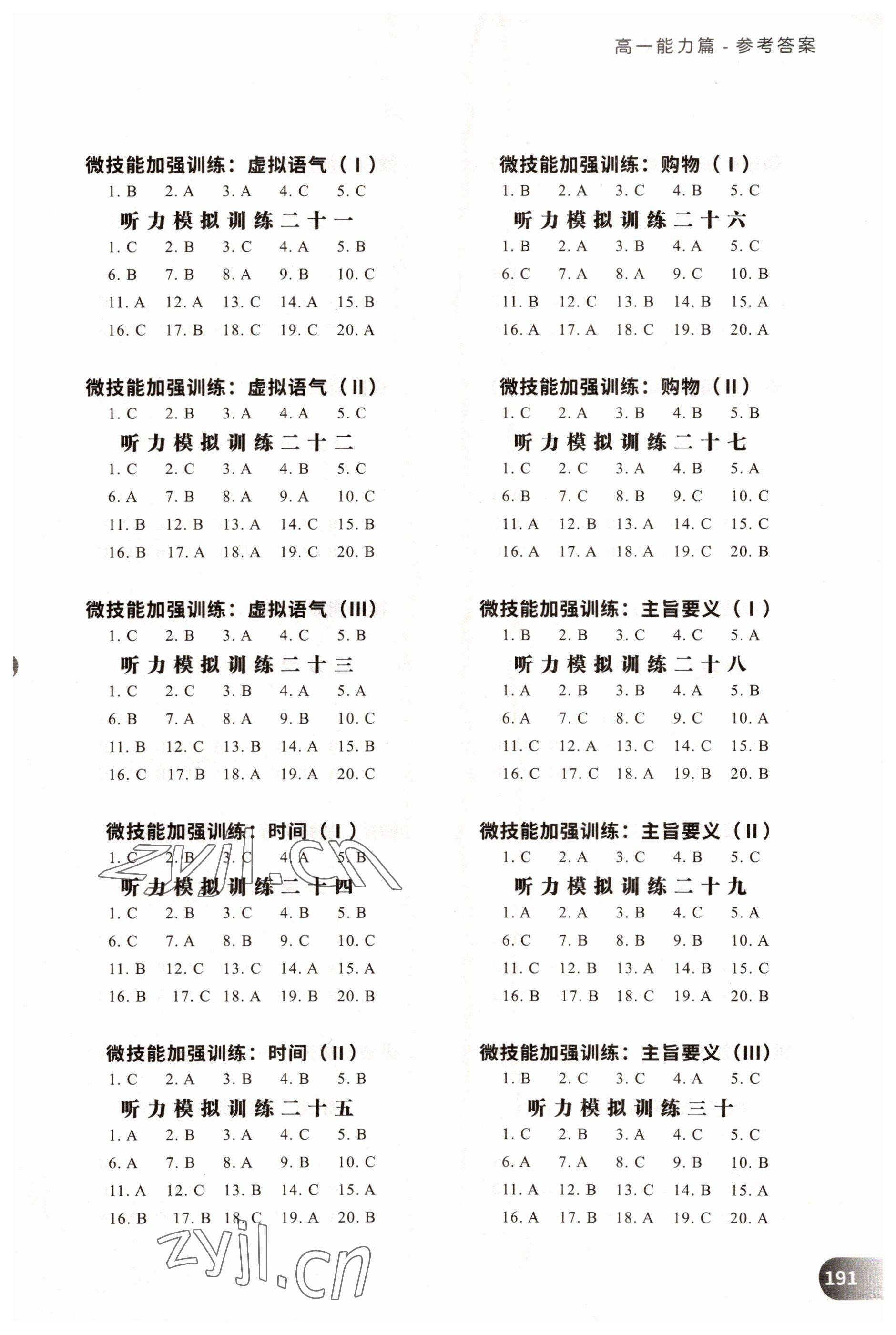 2022年高中英語聽力微技能高一能力篇 第3頁