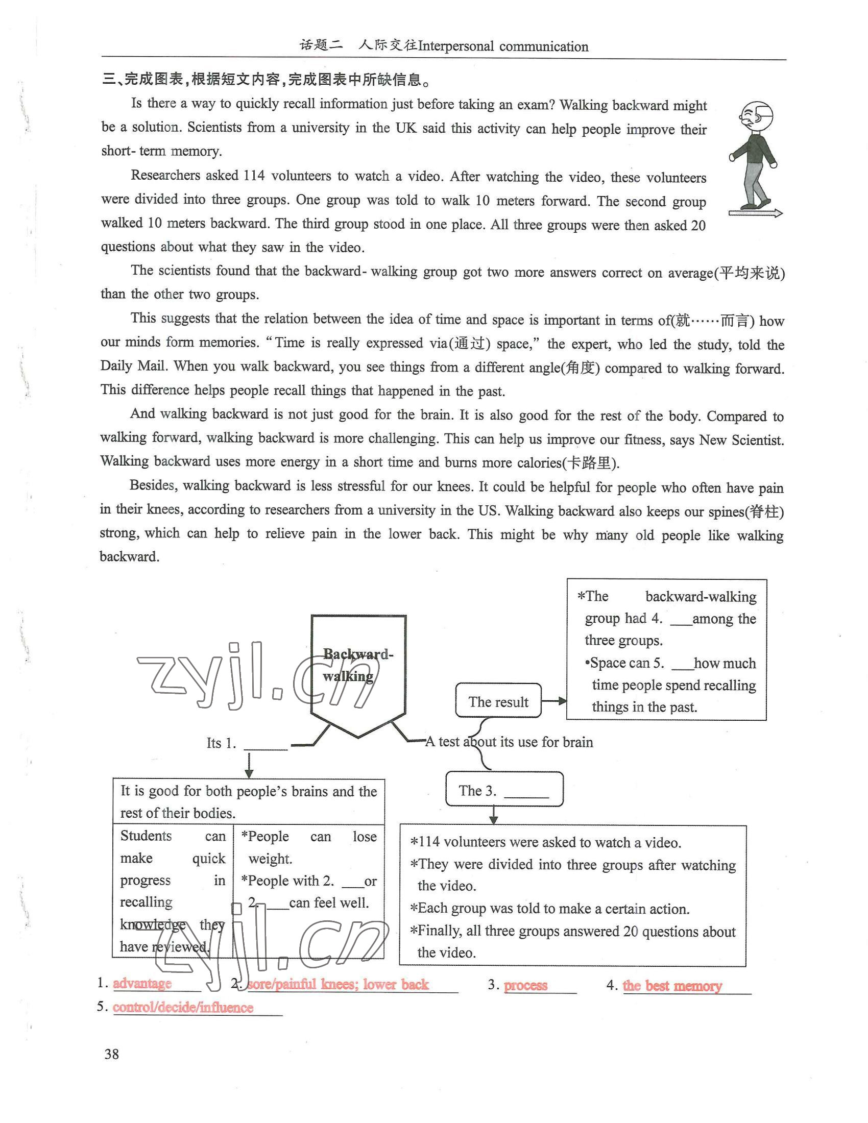 2022年指南針話題復(fù)習(xí)英語(yǔ)&nbsp;參考答案第38頁(yè)