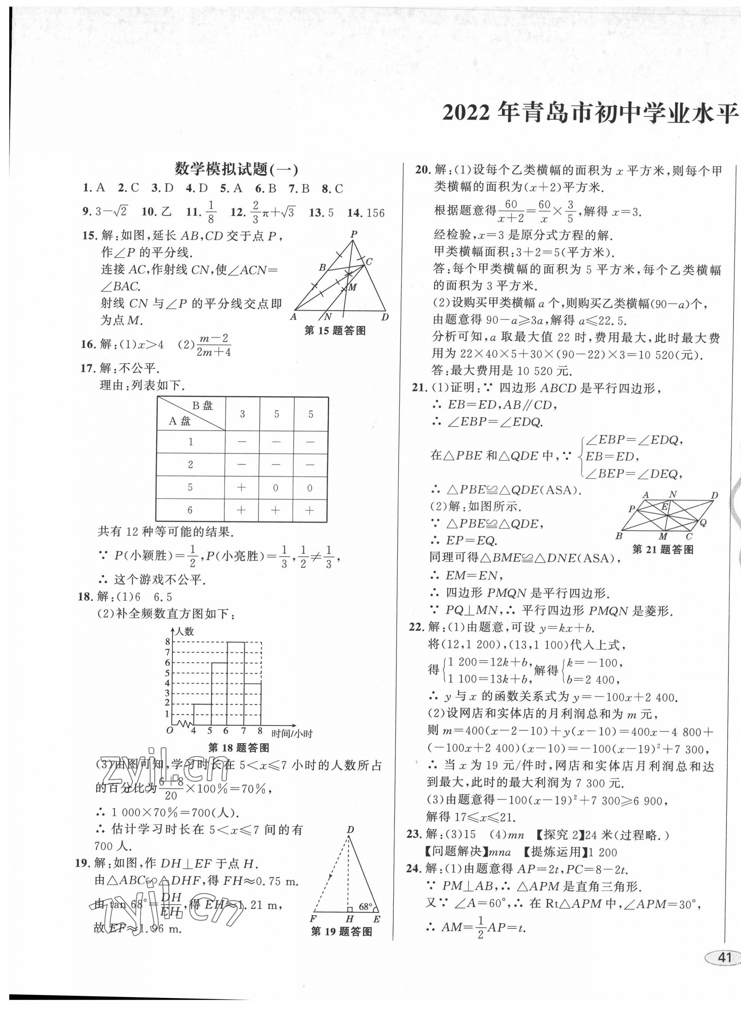 2022年中考考什么中考沖刺模擬卷數(shù)學(xué) 第1頁(yè)