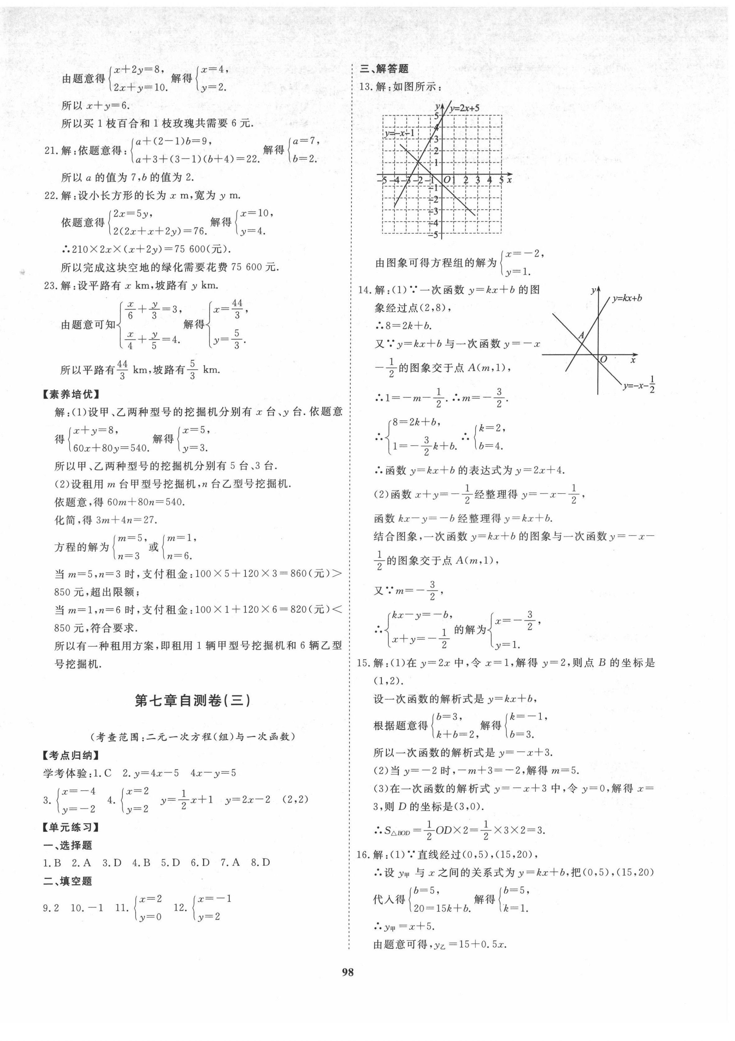 2022年新課程同步練習冊配套測試卷七年級數(shù)學下冊魯教版54制 第2頁