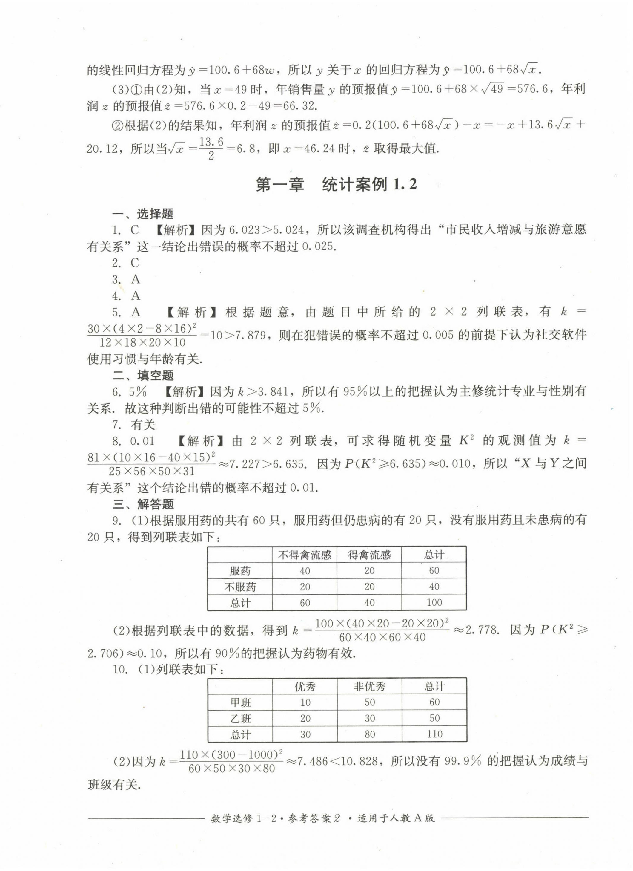 2022年直指名校過(guò)關(guān)評(píng)測(cè)高中數(shù)學(xué)選修1-2人教版 第2頁(yè)