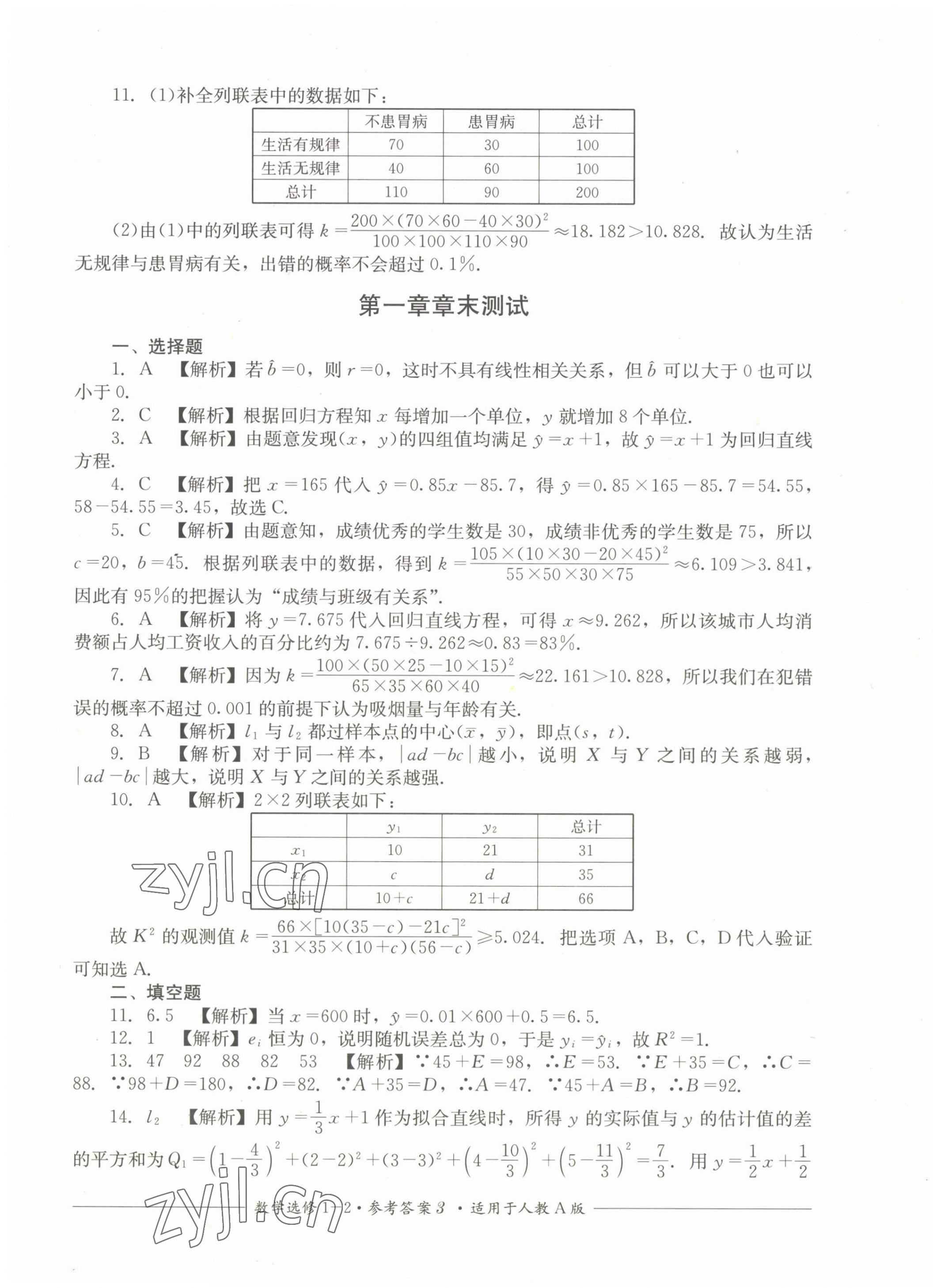 2022年直指名校過關(guān)評測高中數(shù)學(xué)選修1-2人教版 第3頁