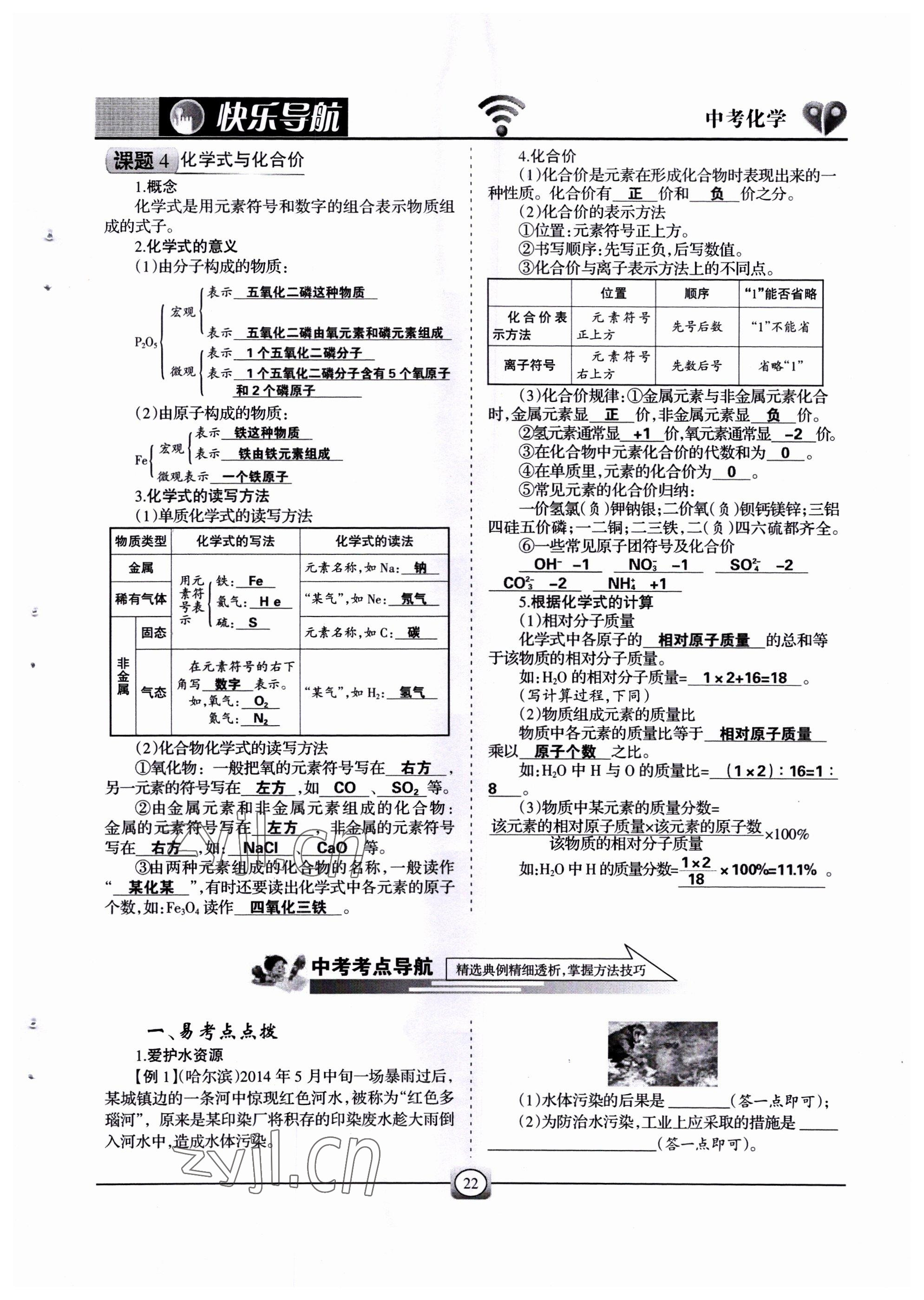 2022年快樂導(dǎo)航中考化學(xué) 參考答案第22頁
