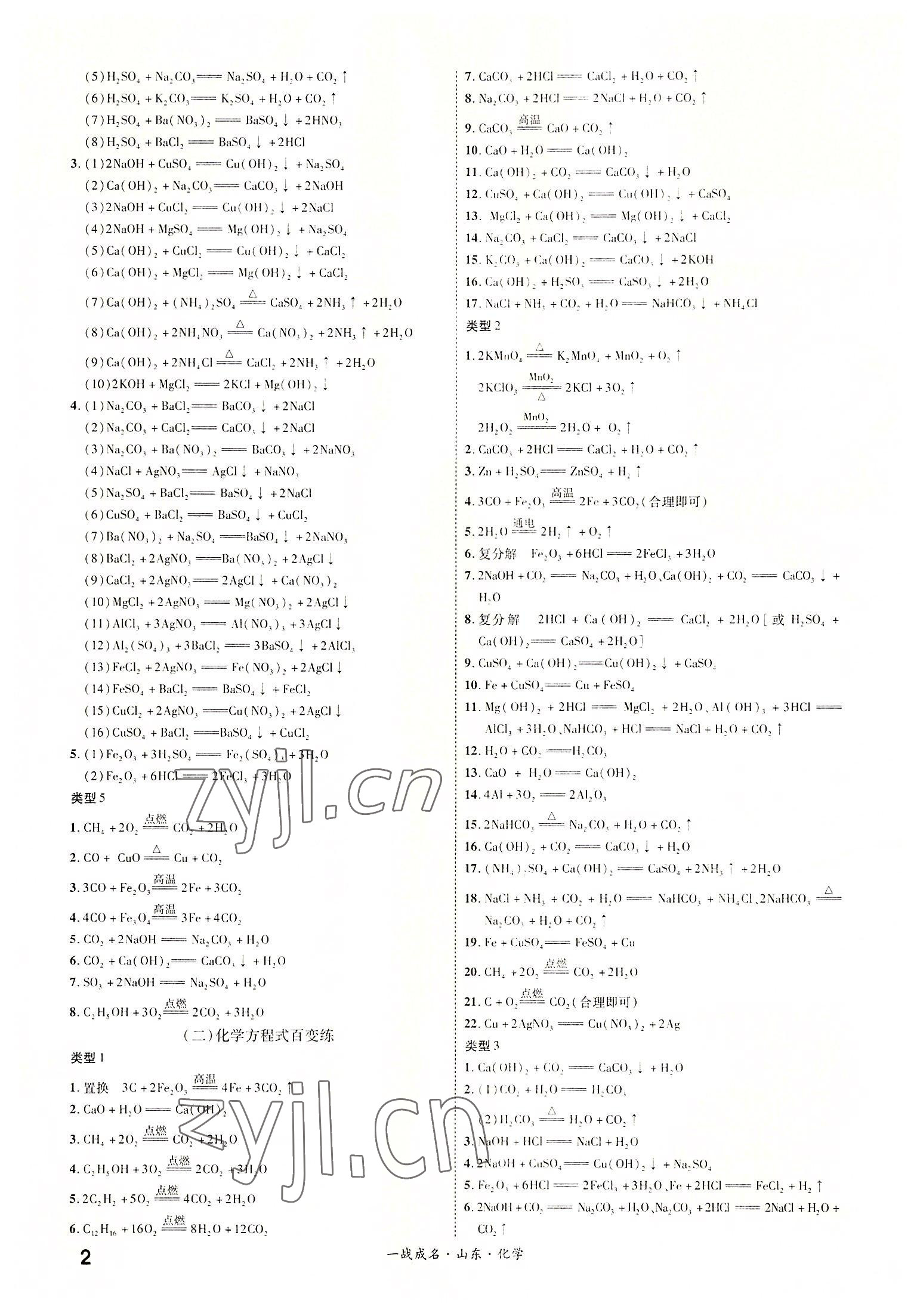 2022年一戰(zhàn)成名中考備考新思路化學(xué)山東專版 第2頁