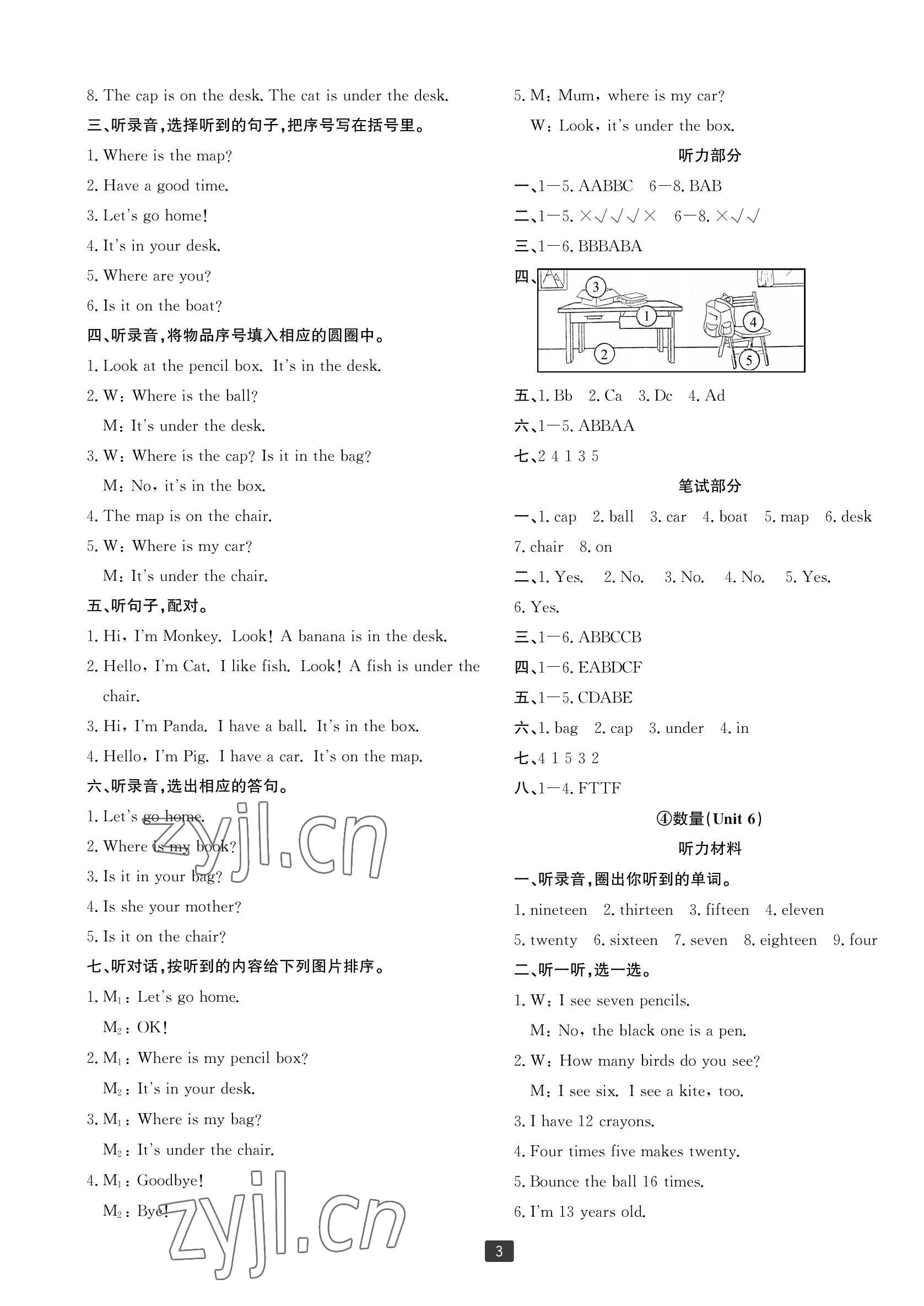 2022年浙江新期末三年級(jí)英語(yǔ)下冊(cè)人教版寧波專版 參考答案第3頁(yè)