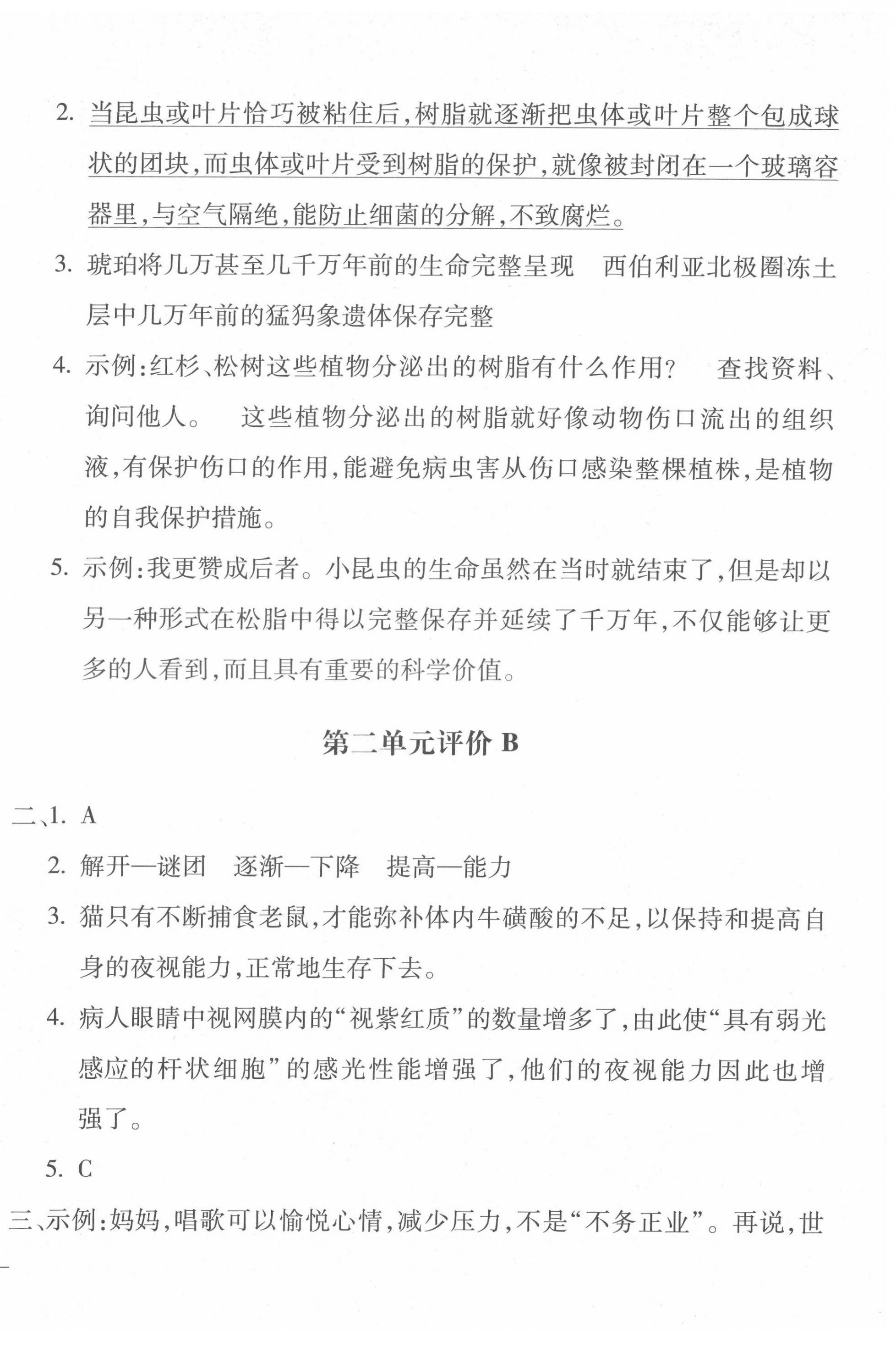 2022年世超金典三維達(dá)標(biāo)自測卷四年級語文下冊人教版 第2頁