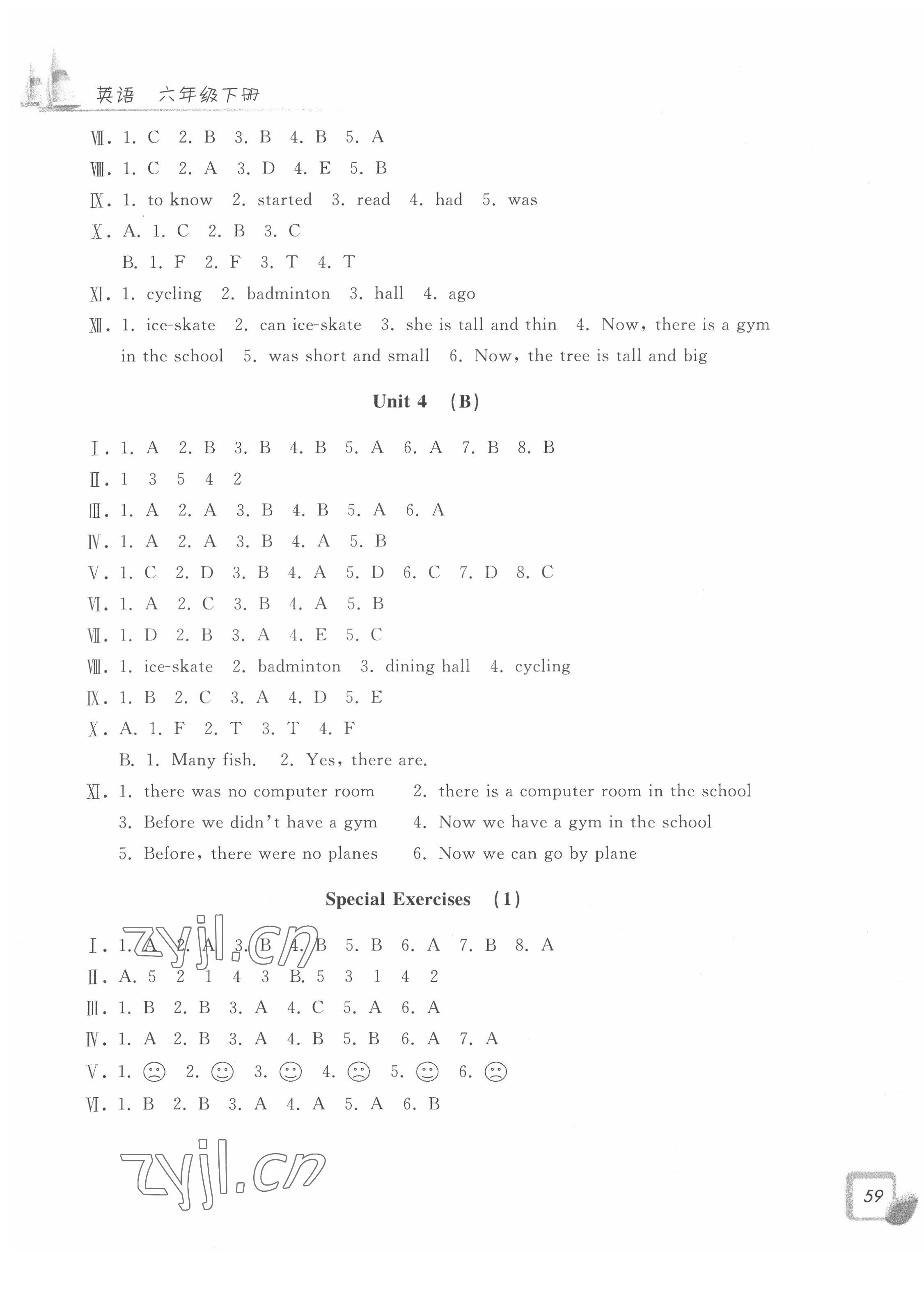 2022年學(xué)力測評小學(xué)生單元測試卷六年級英語下冊人教版 第7頁