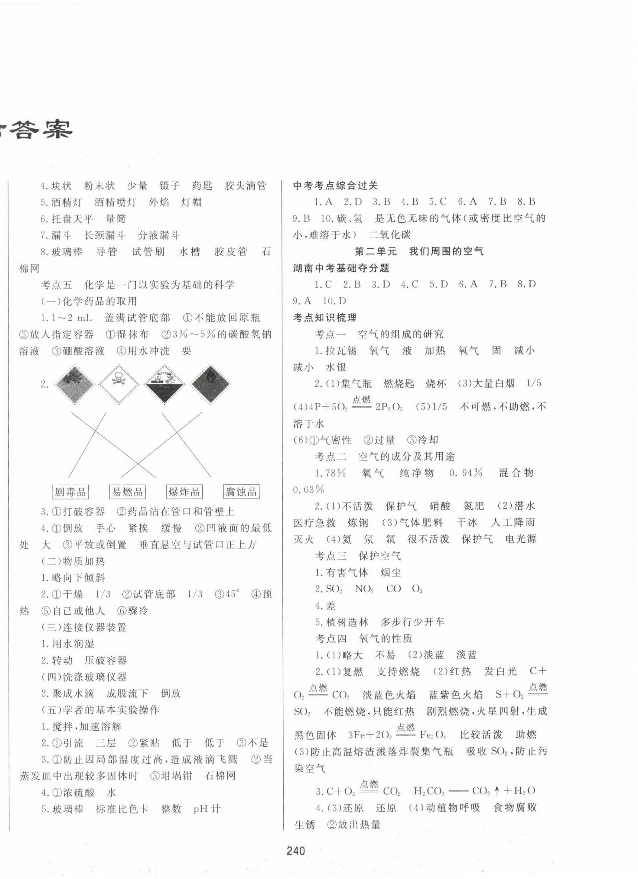 2022年中考先鋒中考總復(fù)習(xí)化學(xué) 第2頁