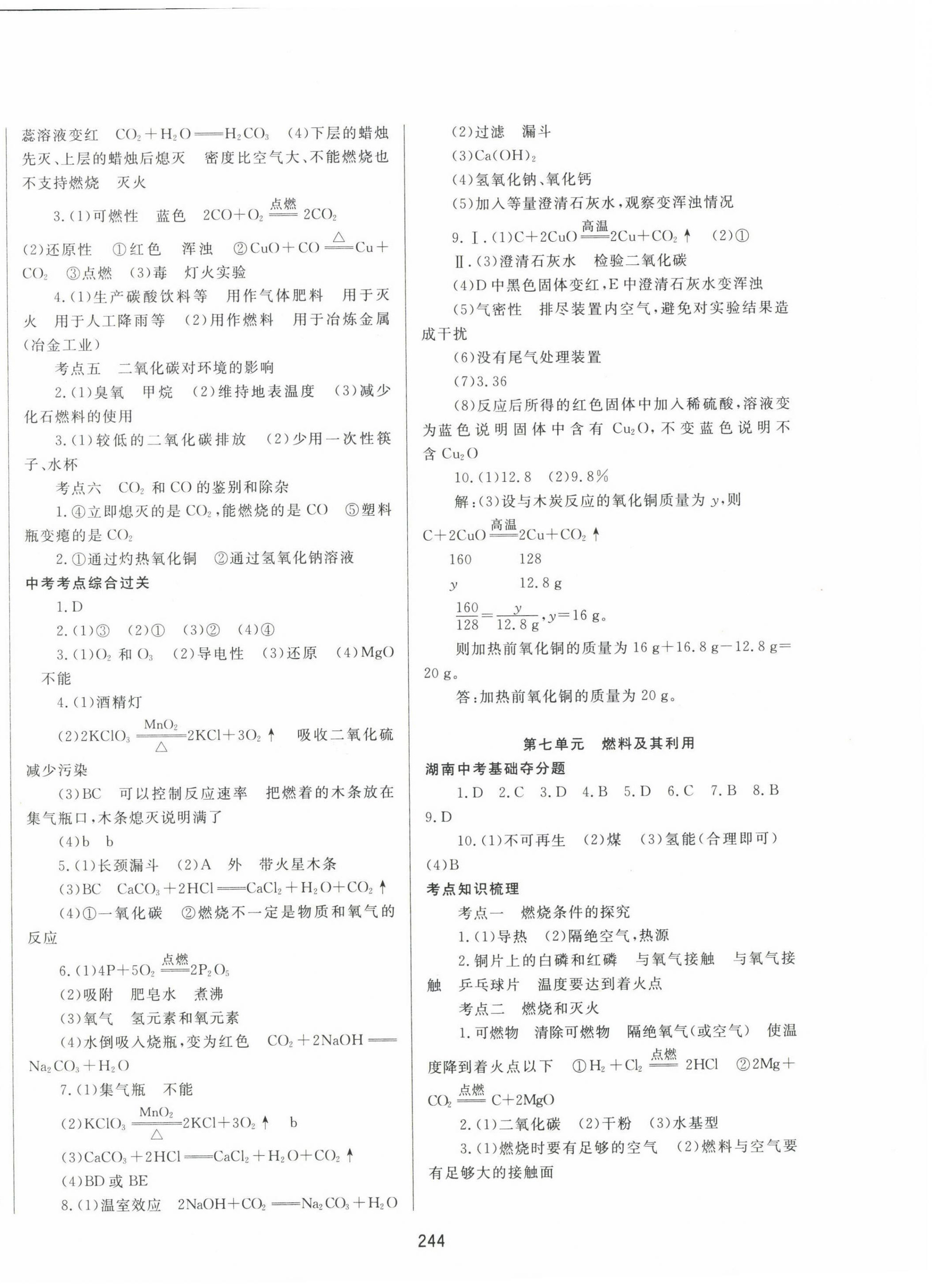 2022年中考先鋒中考總復(fù)習(xí)化學(xué) 第6頁