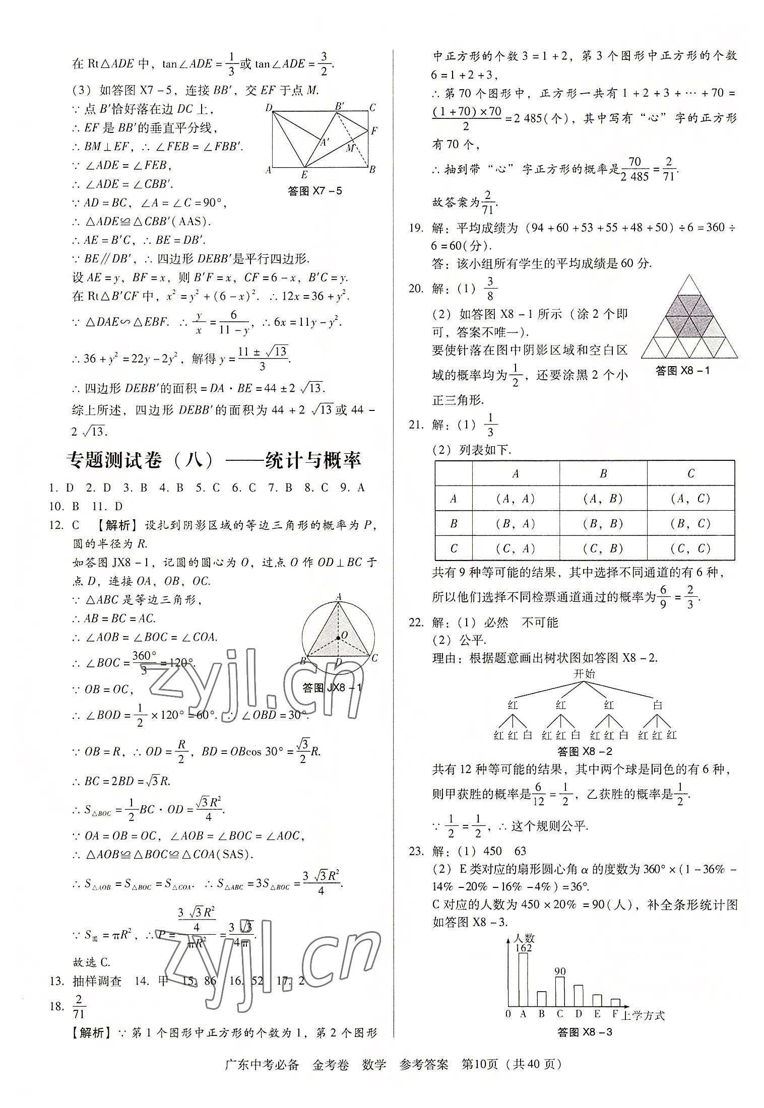 2022年教與學(xué)廣東中考必備金考卷數(shù)學(xué) 第10頁