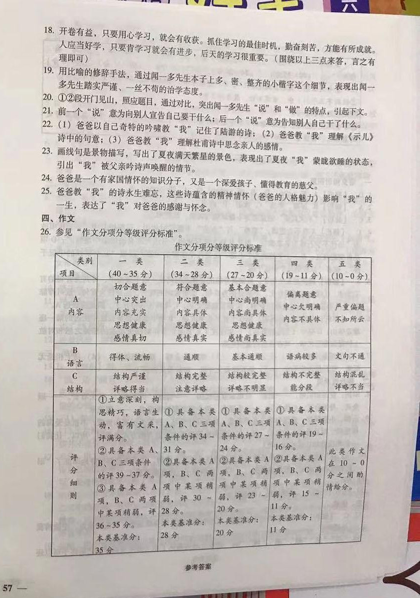 2022年優(yōu)佳學案省考質量監(jiān)測卷七年級語文下冊人教版 第2頁