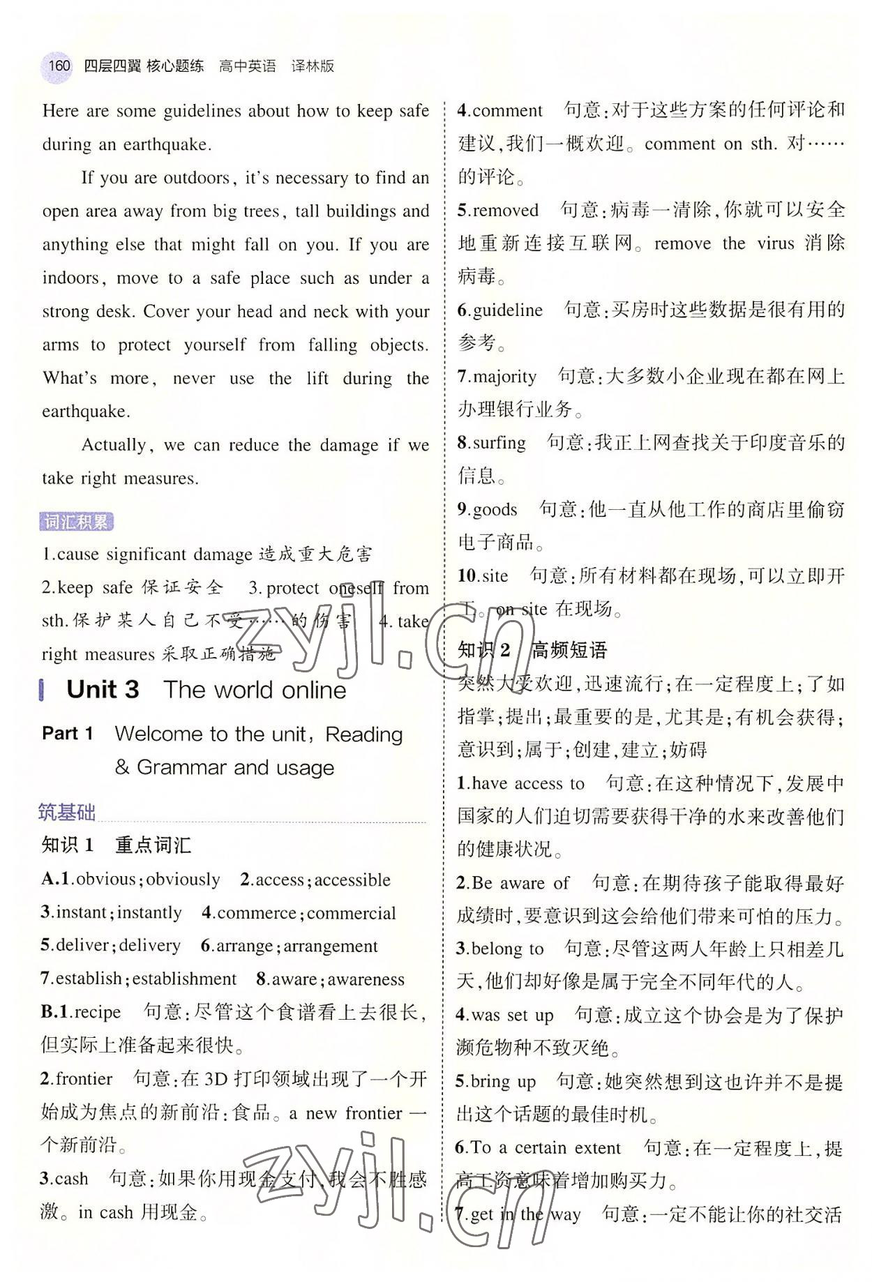 2022年四層四翼核心題練高一英語下冊(cè)譯林版 第22頁