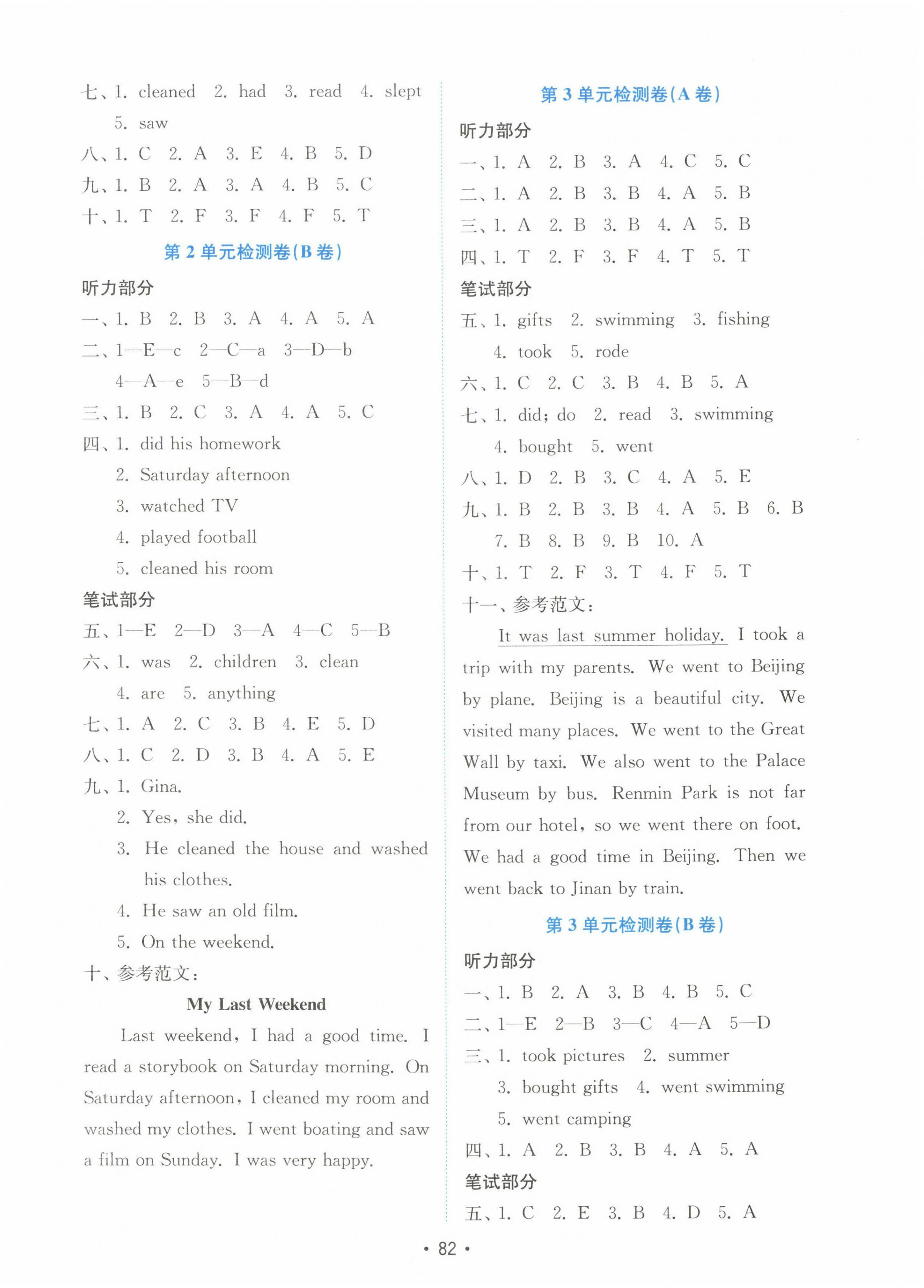 2022年金钥匙小学英语试卷六年级下册人教版 第2页