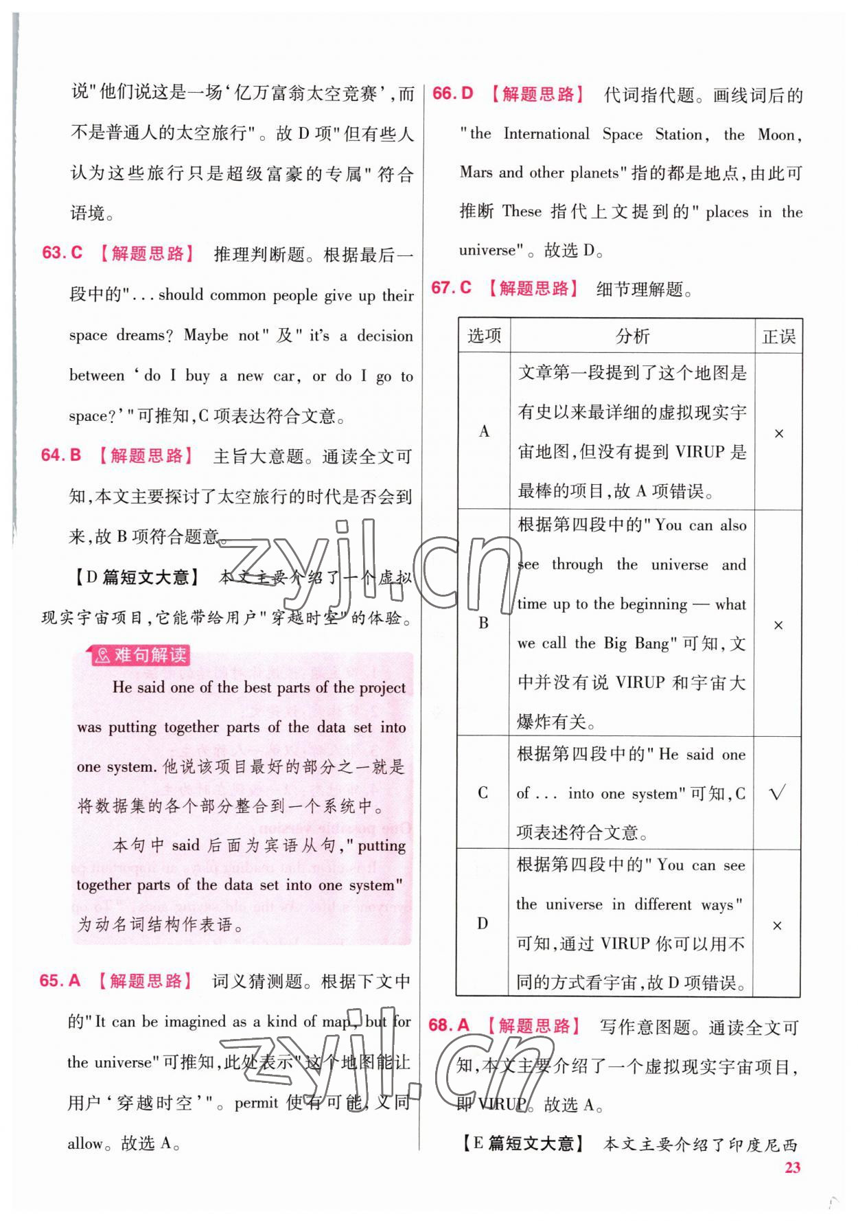 2022年金考卷百校聯(lián)盟系列江西中考信息卷英語 第23頁