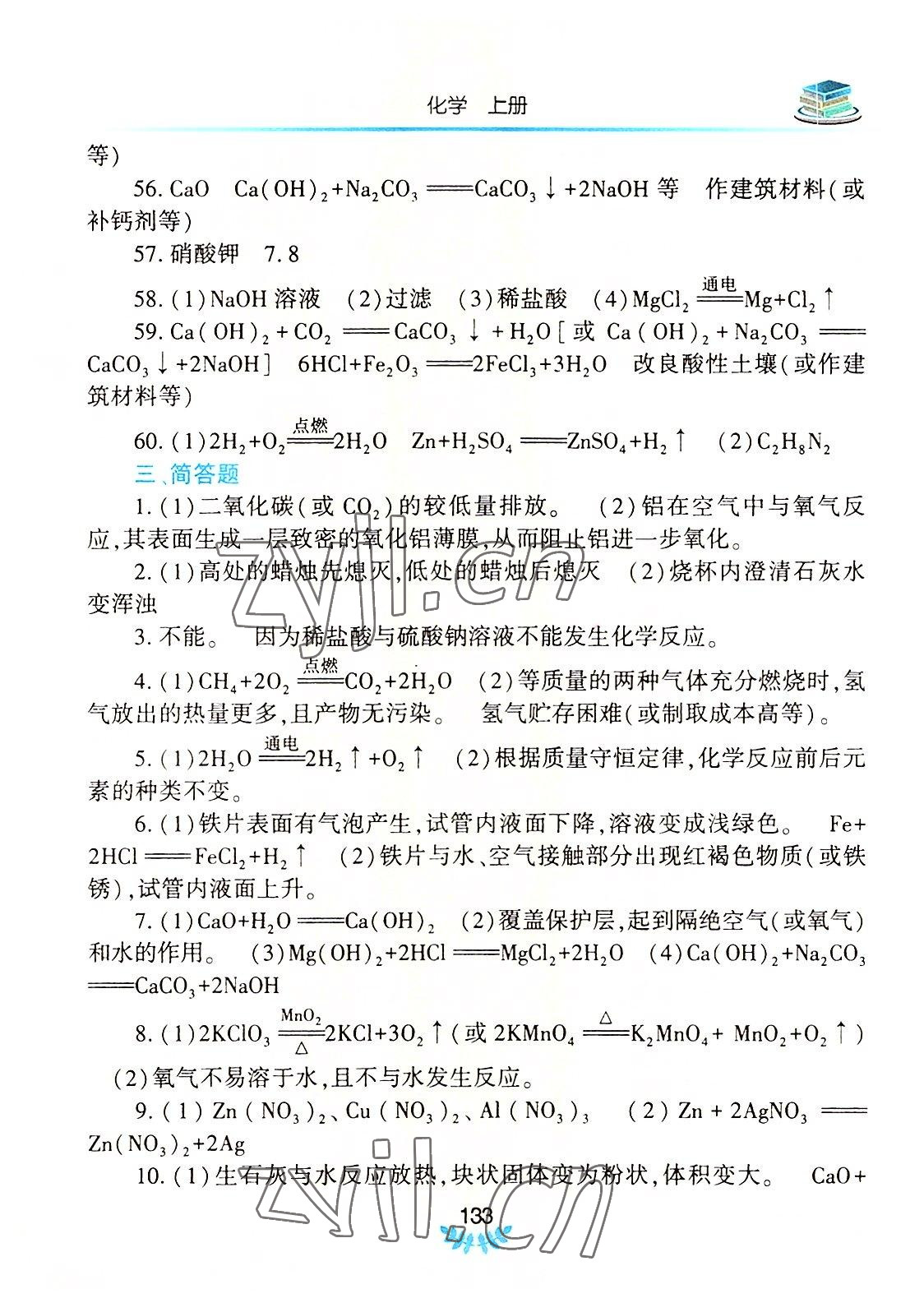 2022年河南省初中學(xué)業(yè)水平考試解析與檢測(cè)化學(xué)上冊(cè) 第5頁(yè)