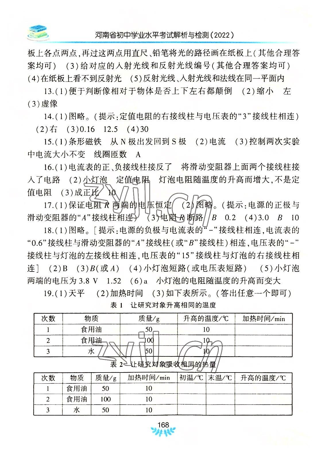 2022年河南省初中學(xué)業(yè)水平考試解析與檢測(cè)物理下冊(cè) 第6頁(yè)