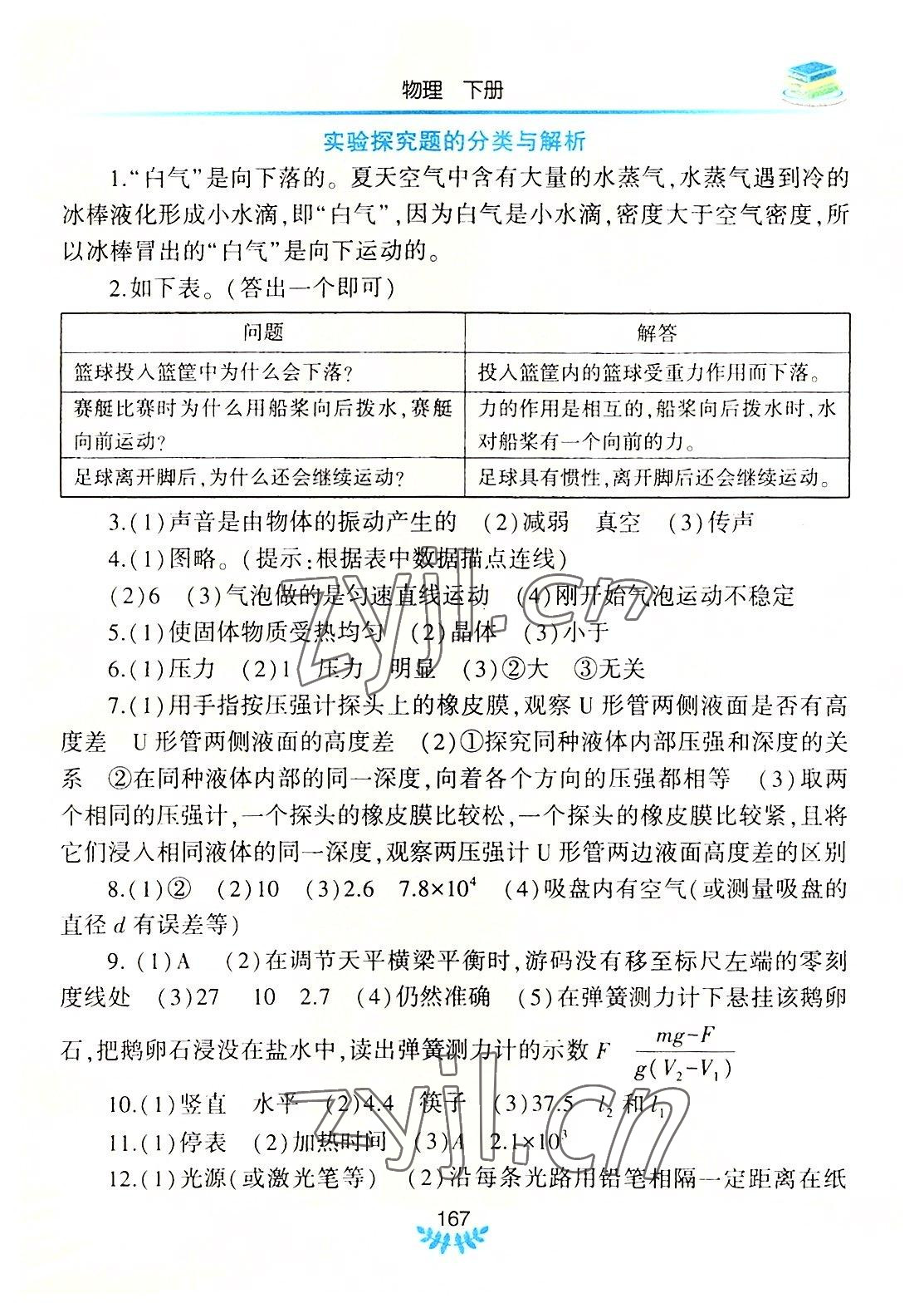 2022年河南省初中學(xué)業(yè)水平考試解析與檢測物理下冊(cè) 第5頁