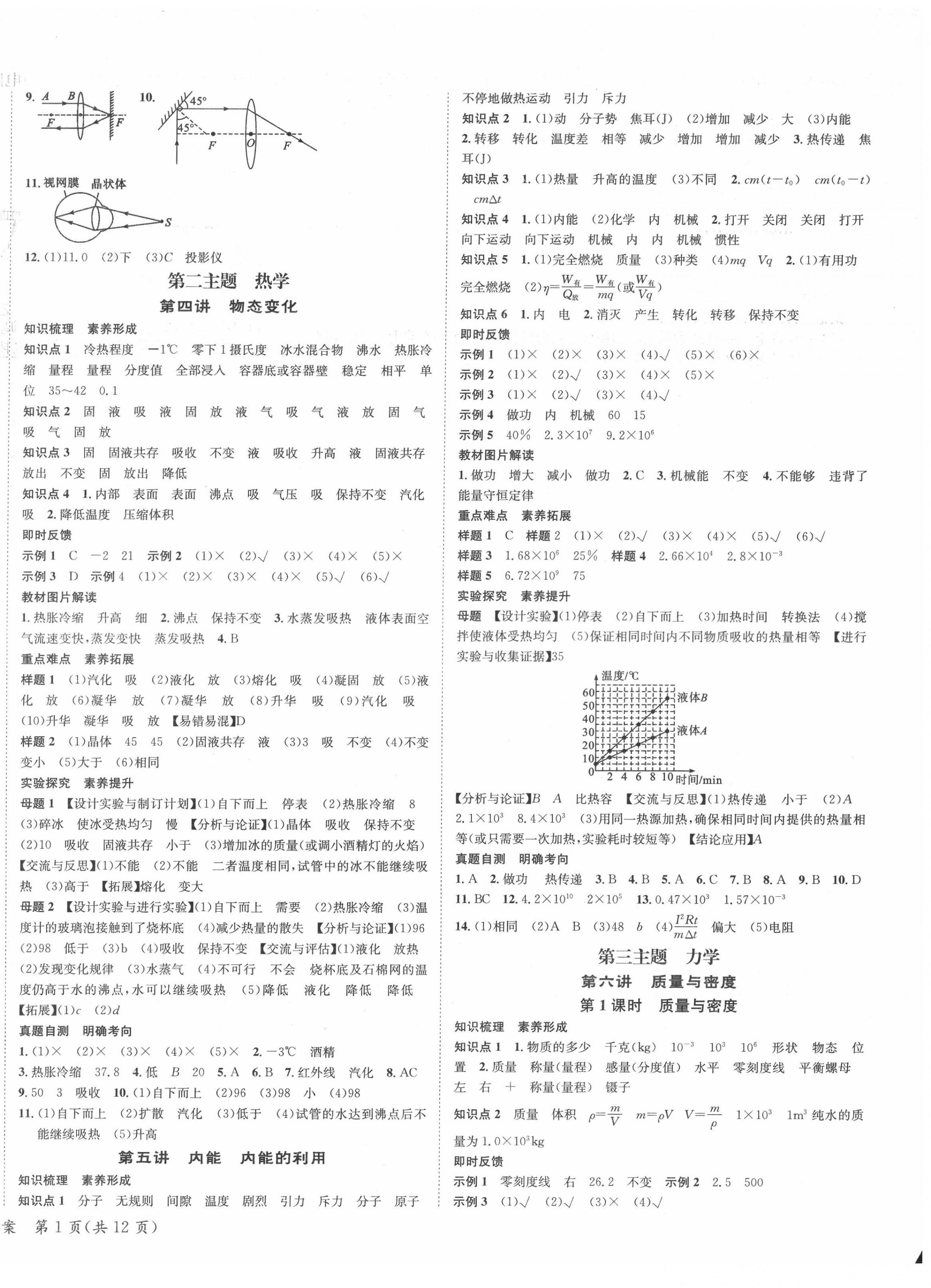 2022年國華考試中考總動員物理衡陽專版 第2頁