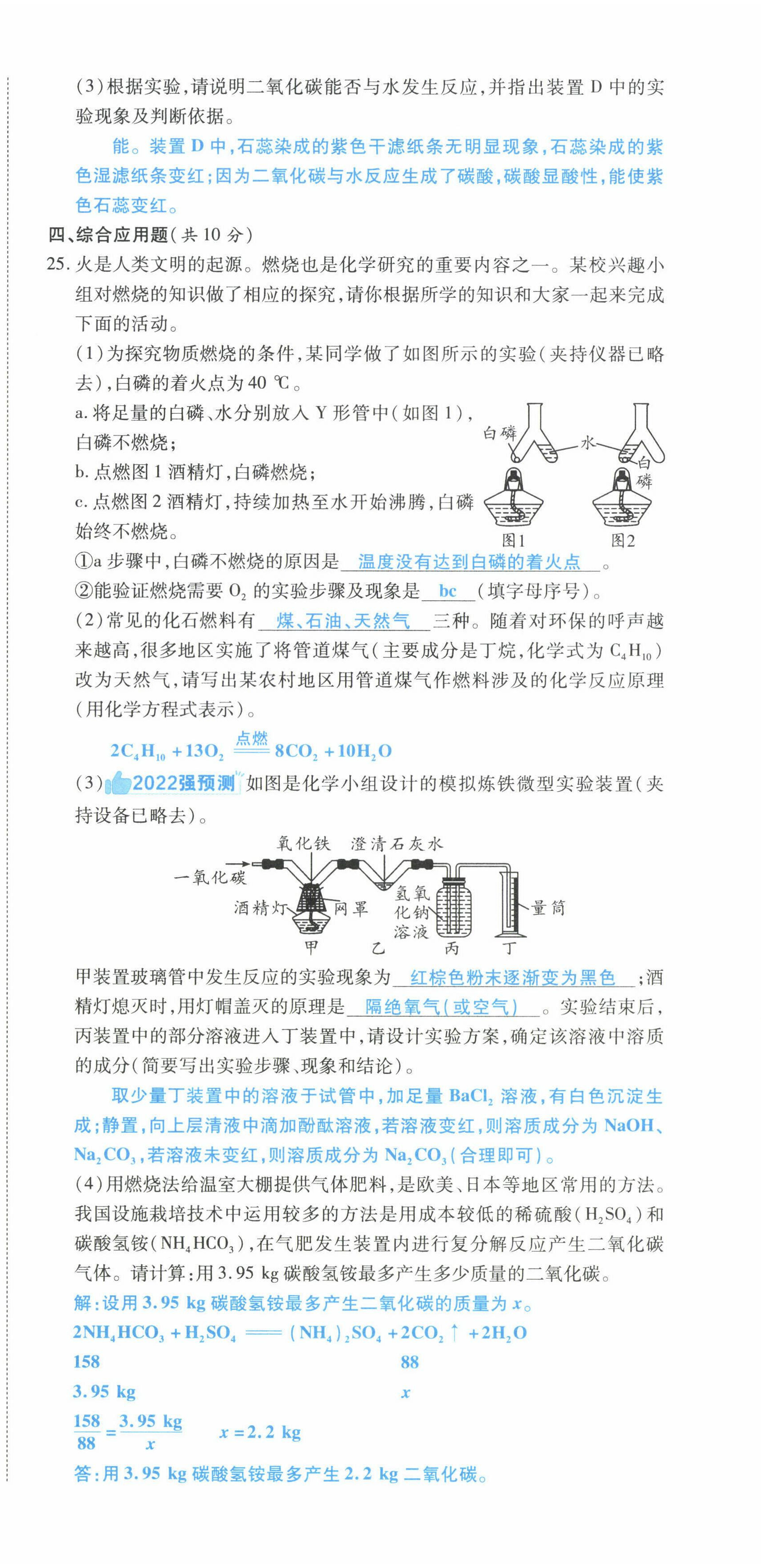 2022年一战成名5行卷化学河南专版 第6页