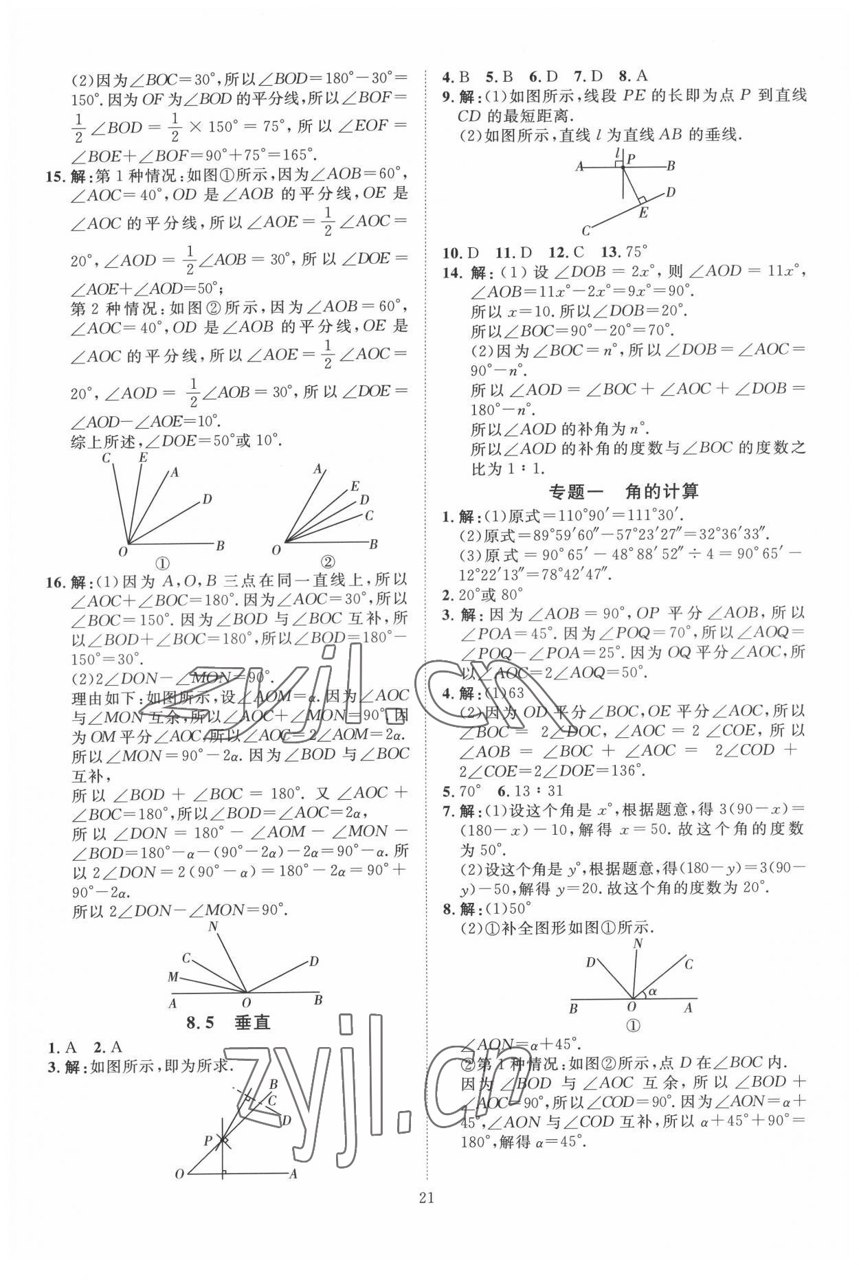 2022年優(yōu)加學案課時通七年級數(shù)學下冊青島版 第3頁