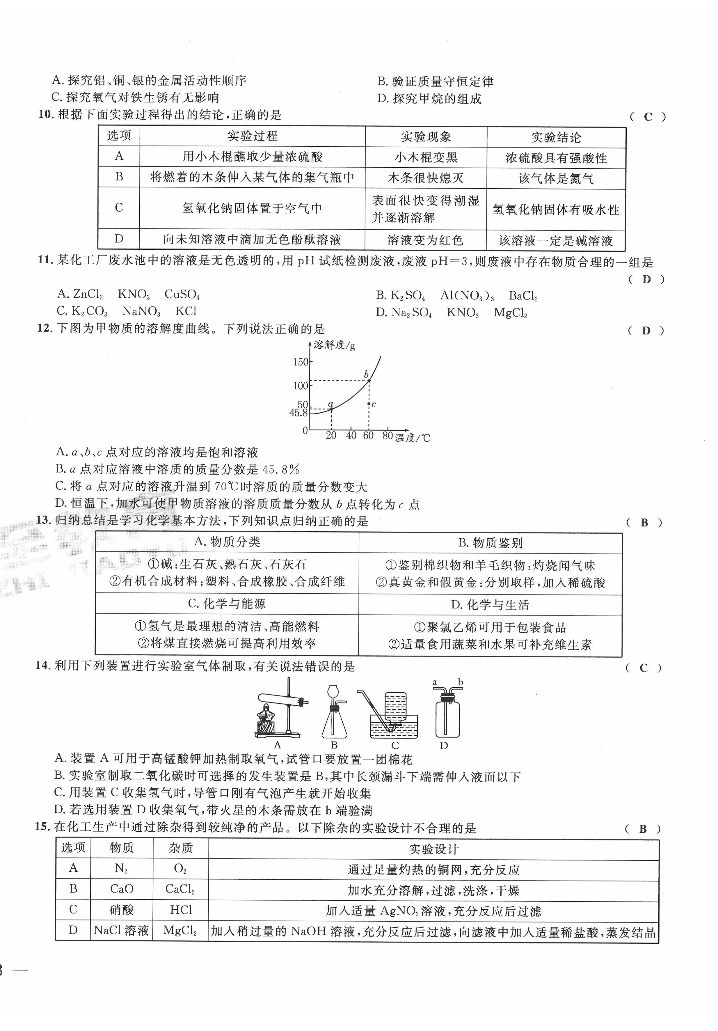 2022年新一線必刷卷化學廣東專版 第6頁