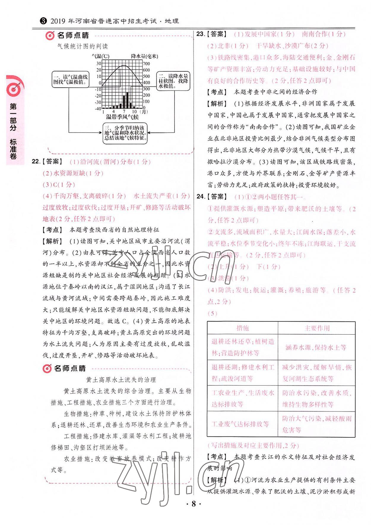 2022年鼎成中考河南真題地理 參考答案第8頁(yè)