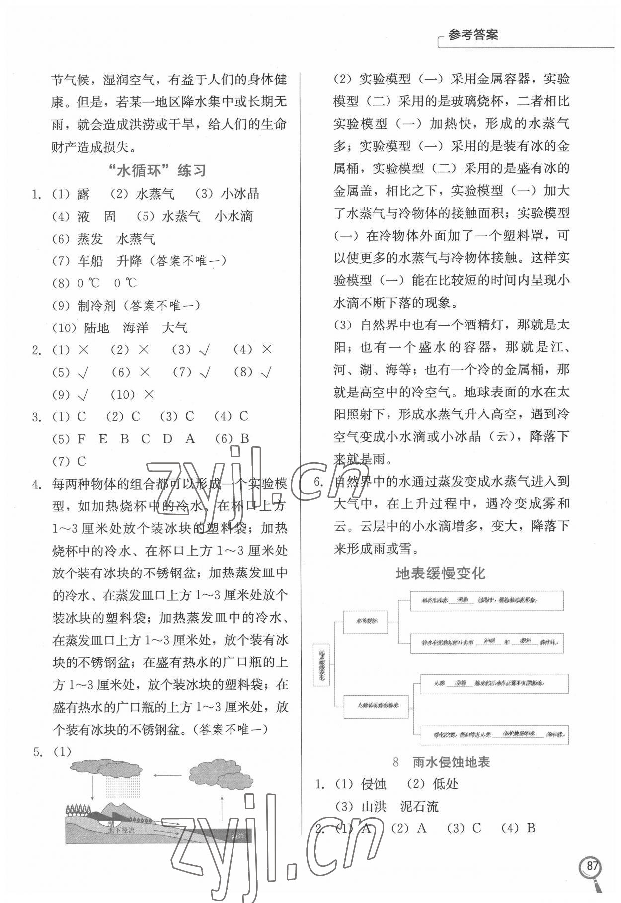 2022年學(xué)生同步訓(xùn)練手冊(cè)五年級(jí)科學(xué)下冊(cè)冀人版 第3頁(yè)