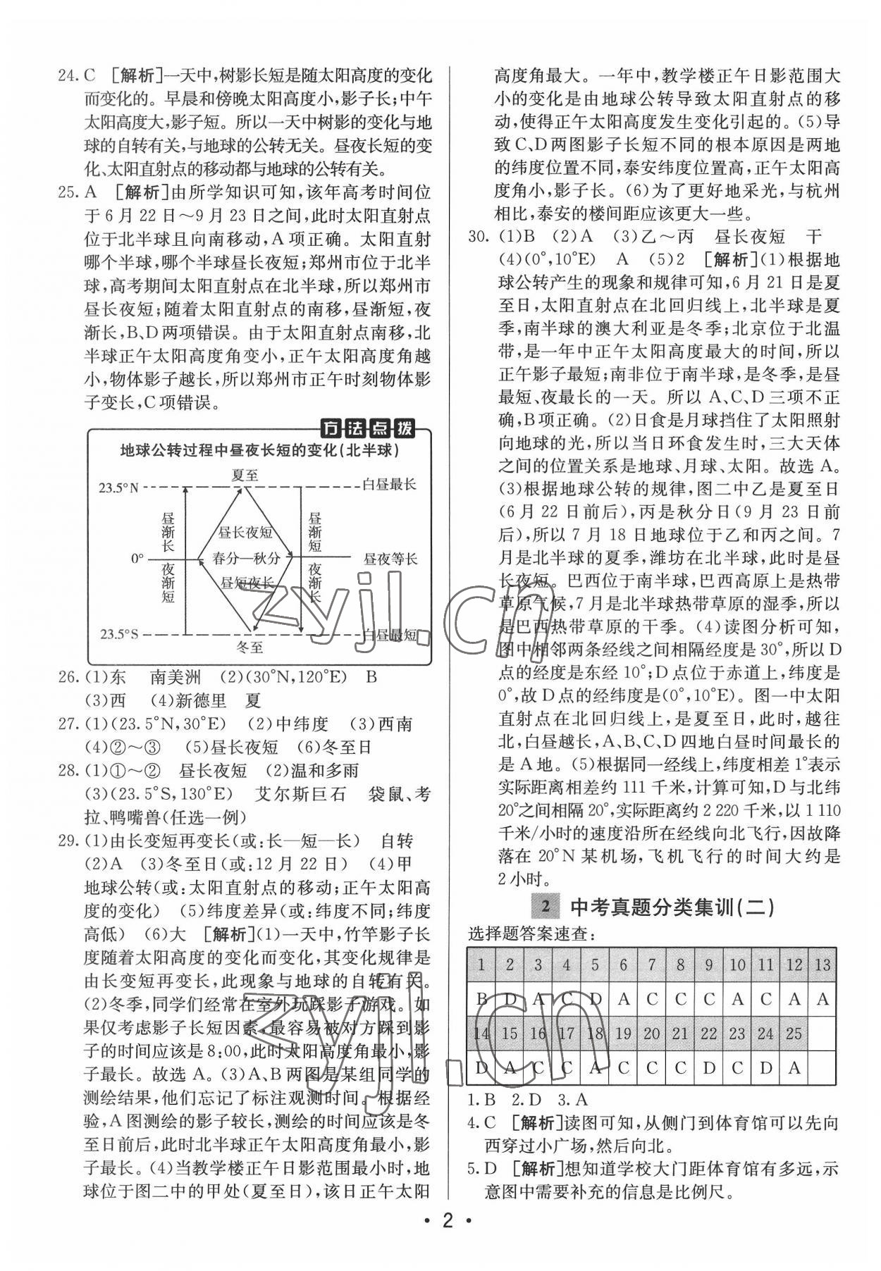 2022年神龍牛皮卷直通中考地理 第2頁