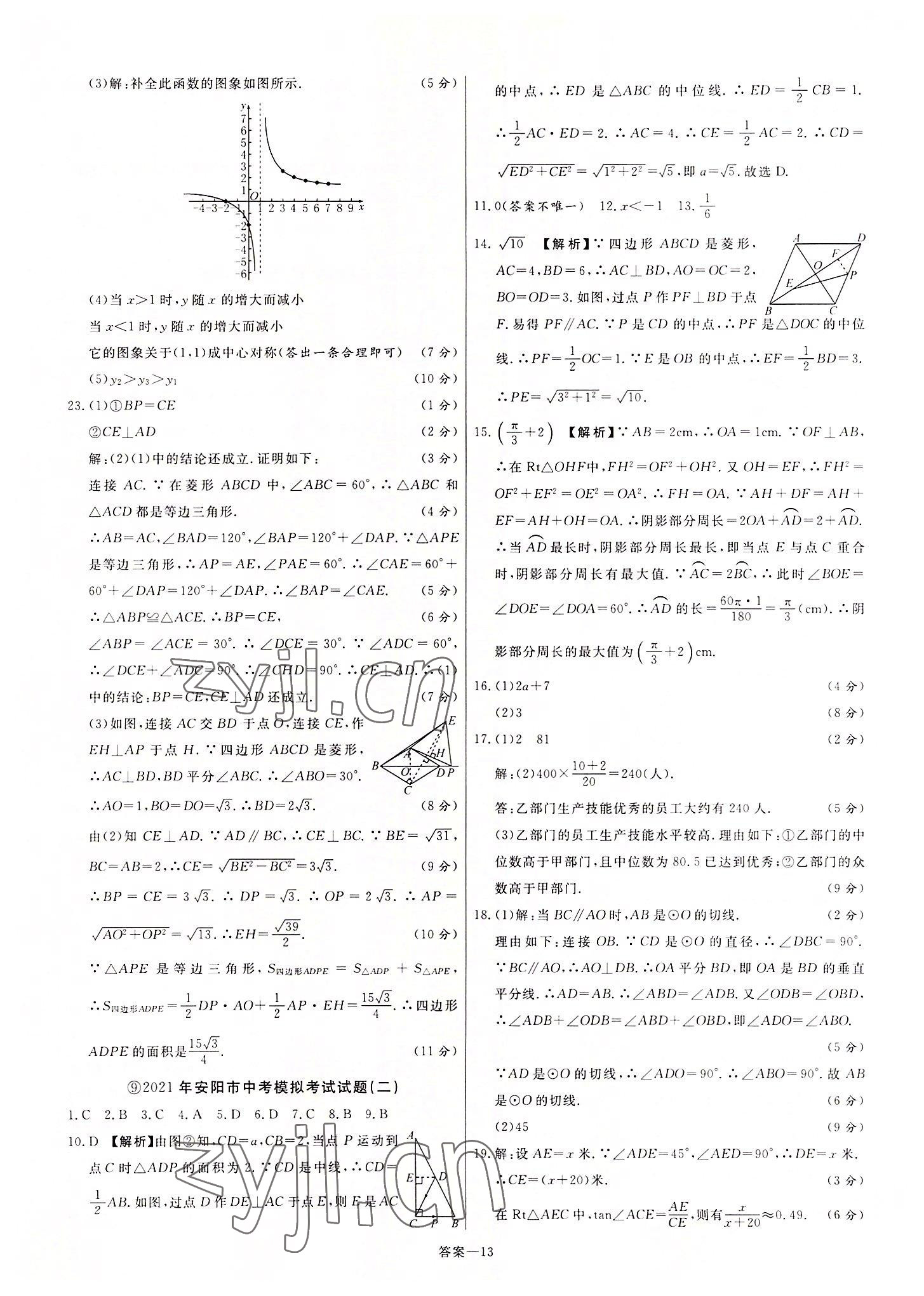 2022年新一線必刷卷數(shù)學河南專版 第13頁