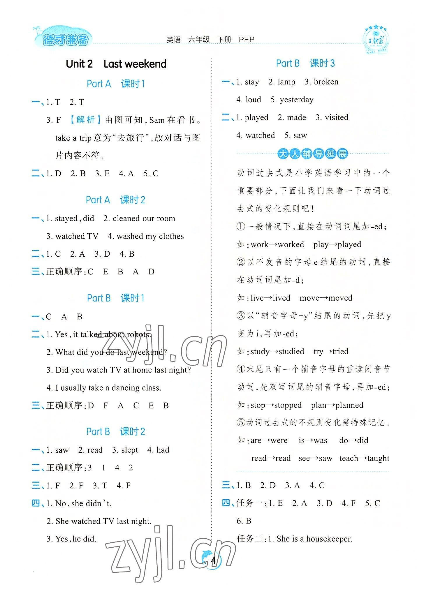 2022年王朝霞德才兼?zhèn)渥鳂I(yè)創(chuàng)新設(shè)計(jì)六年級英語下冊人教版 第4頁