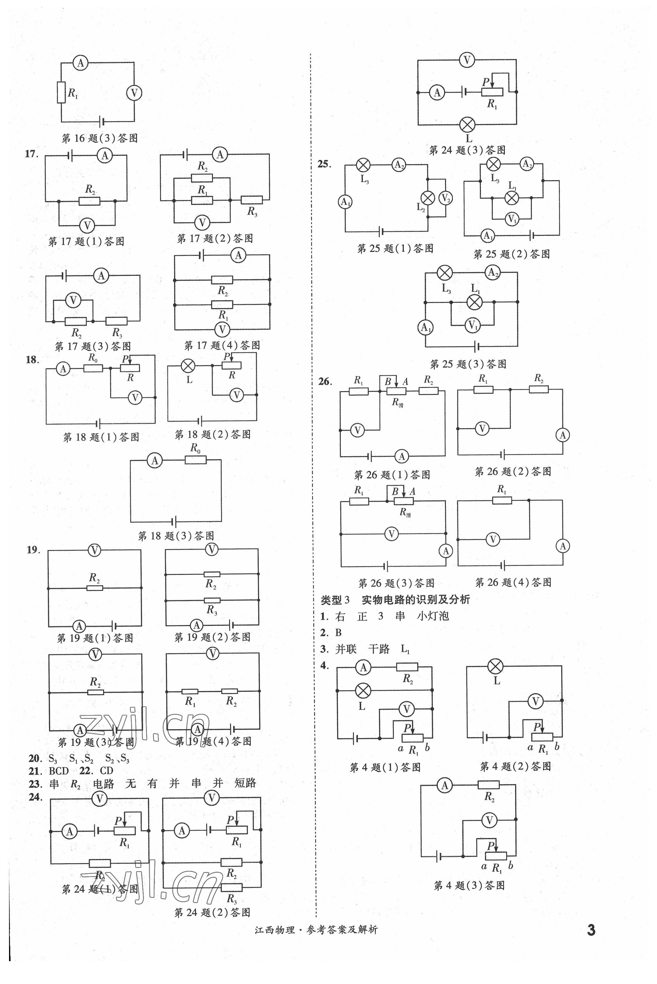 2022年一戰(zhàn)成名中考真題與拓展訓練物理全一冊江西專版 第3頁