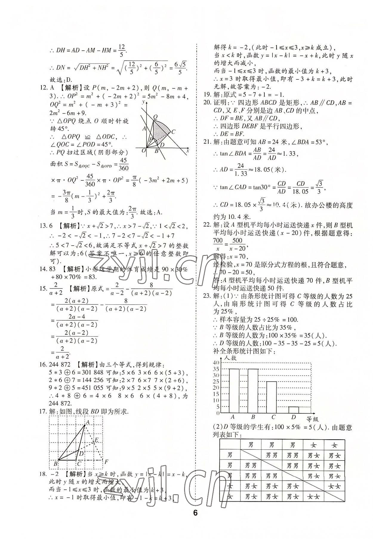 2022年中考方舟四川专版&nbsp;第6页