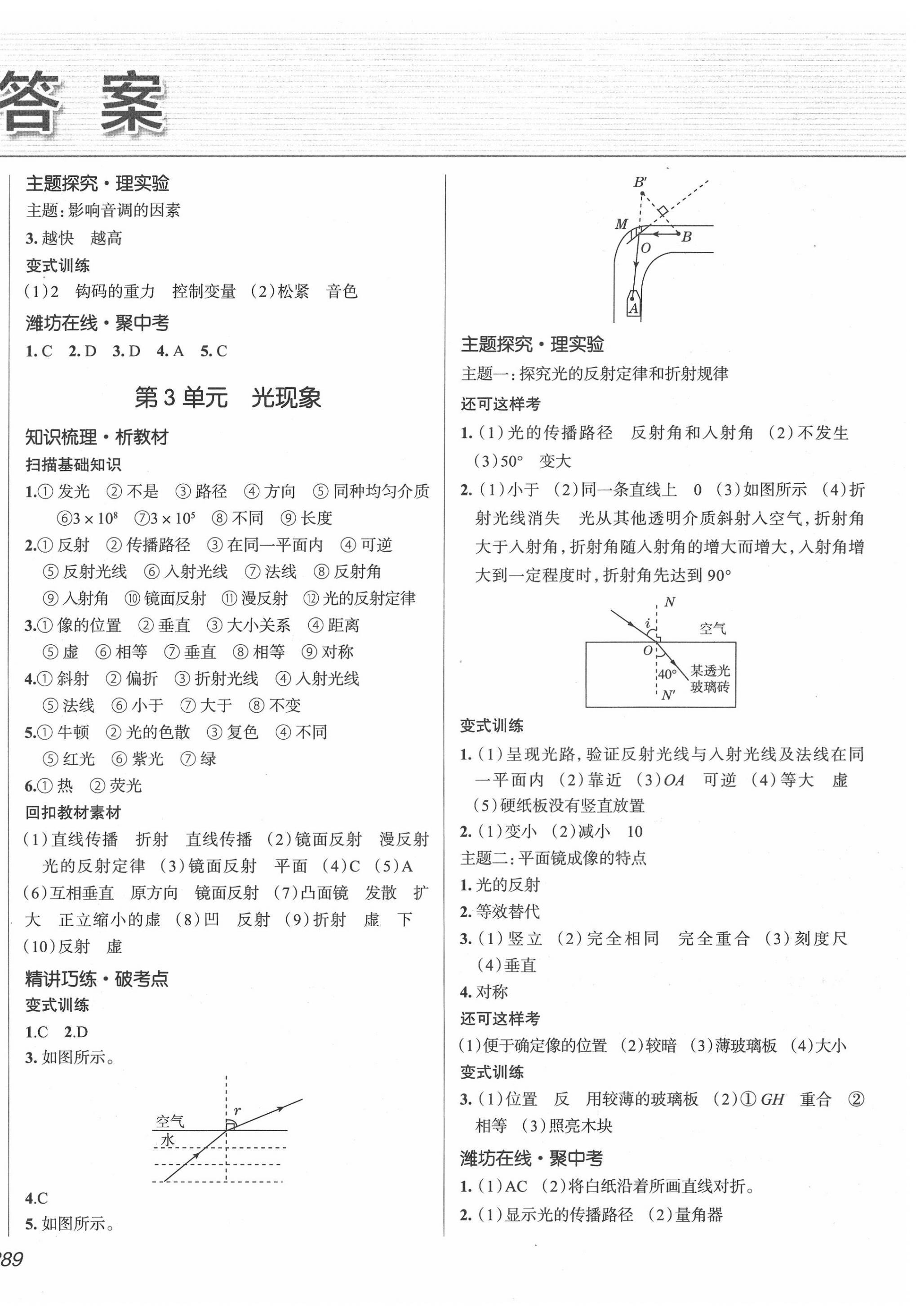 2022年中考零距離物理濰坊專版 第2頁