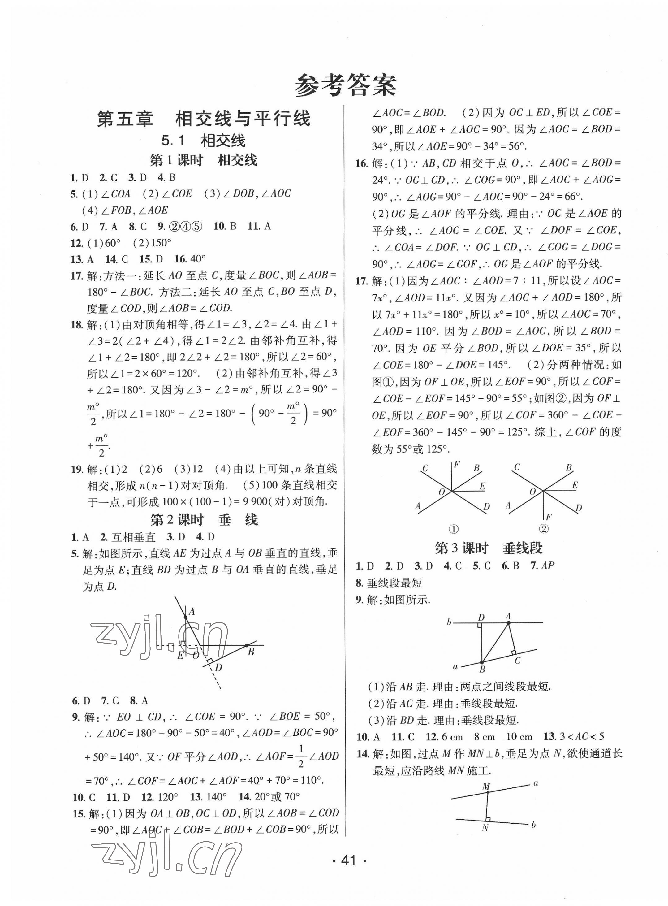 2022年同行学案学练测七年级数学下册人教版 第1页