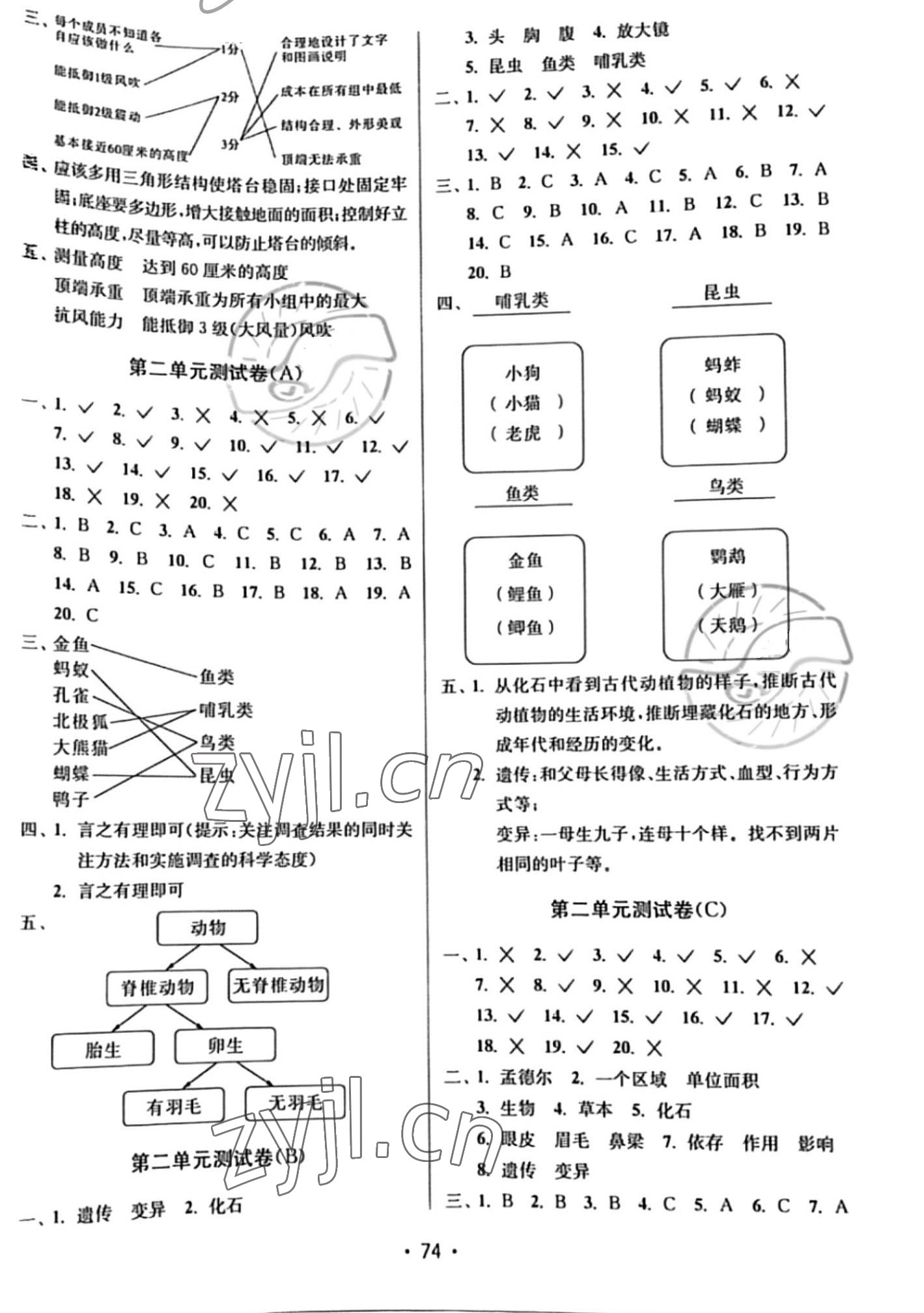 2022年探究科學(xué)六年級(jí)下冊(cè)教科版 第2頁(yè)