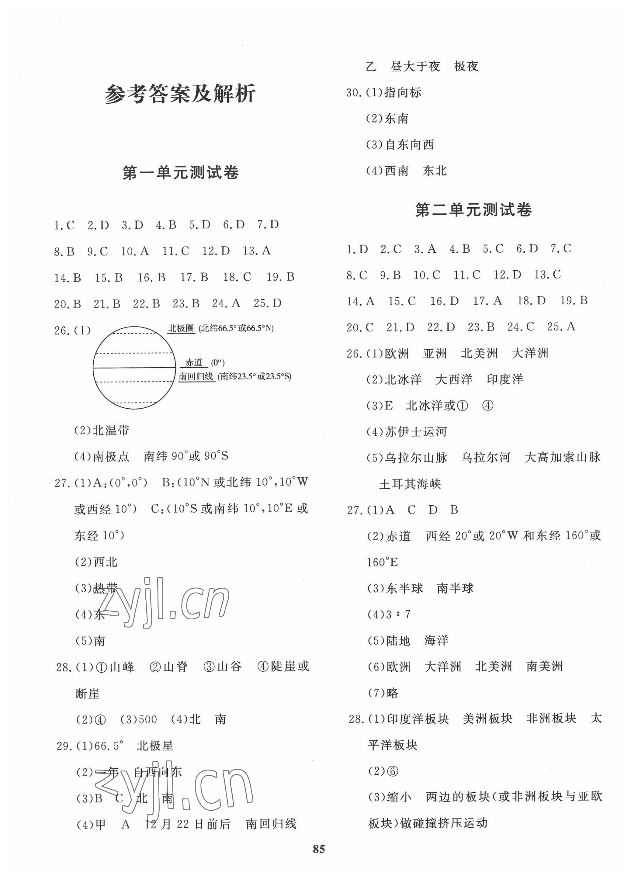 2022年青海省初中學業水平測試卷地理 第1頁