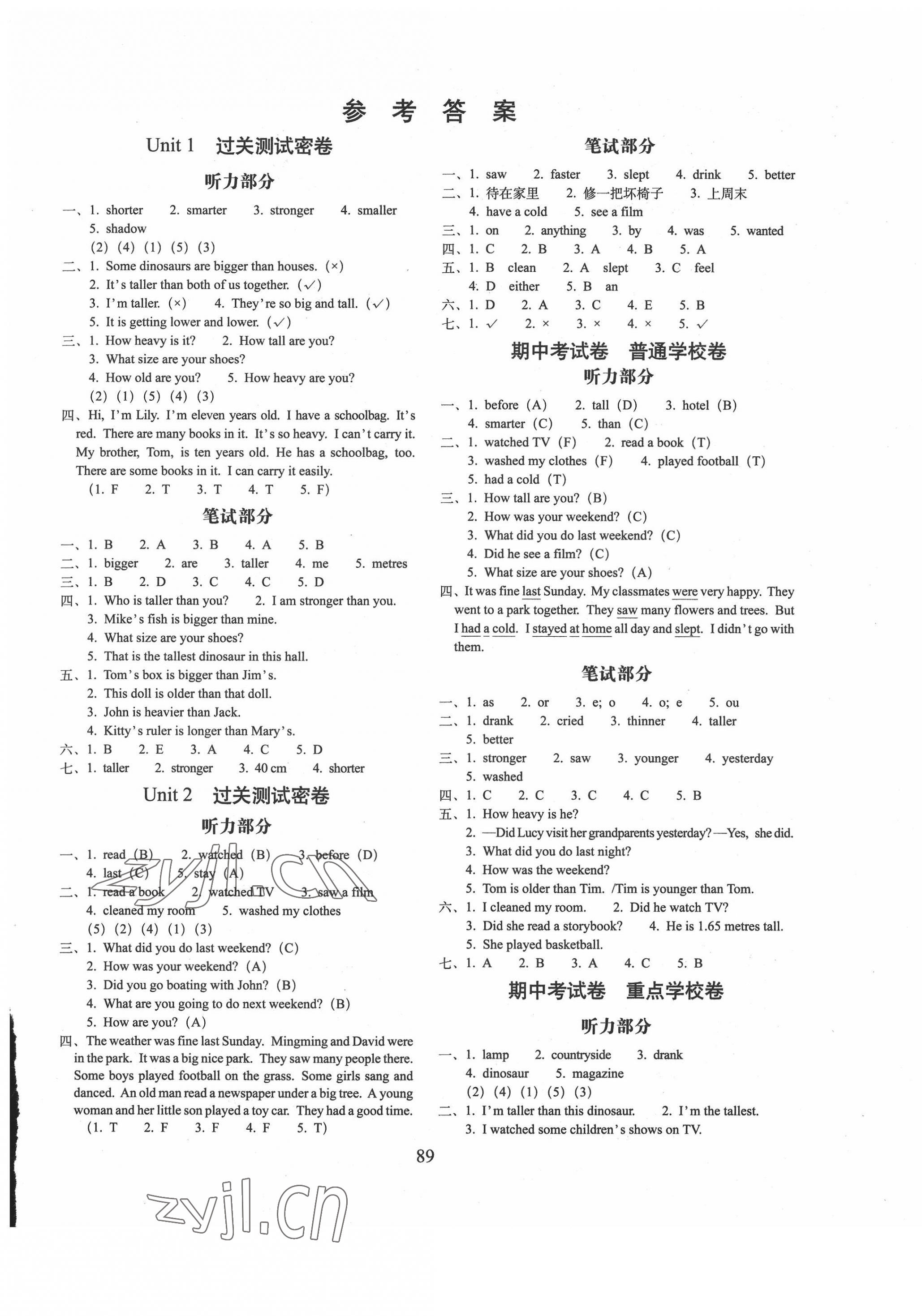 2022年期末沖刺100分完全試卷六年級(jí)英語(yǔ)下冊(cè)人教版 第1頁(yè)