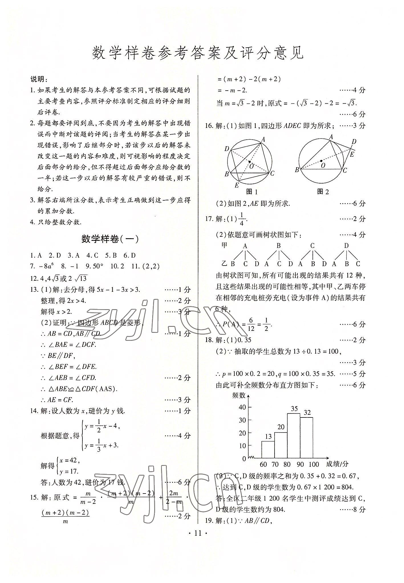 2022年考前指導及樣卷綜合江西專版 第11頁