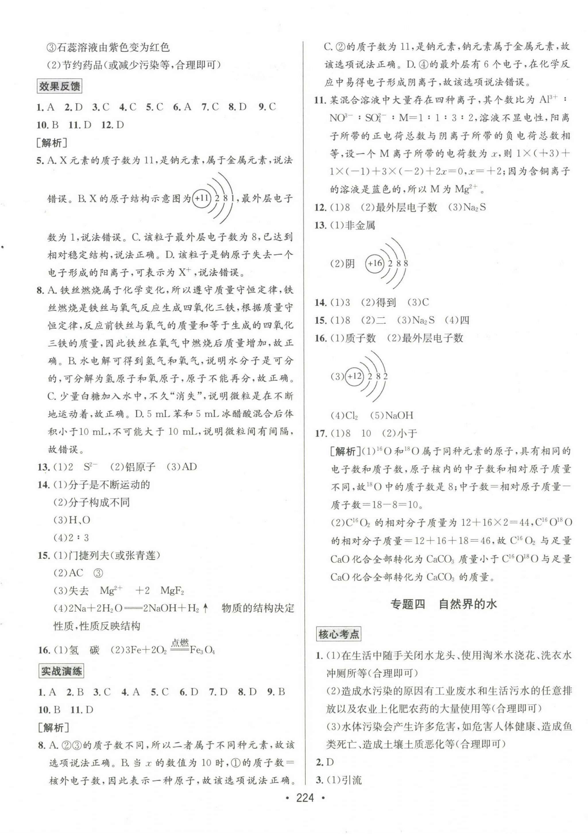 2022年中考專題講練化學(xué) 第4頁