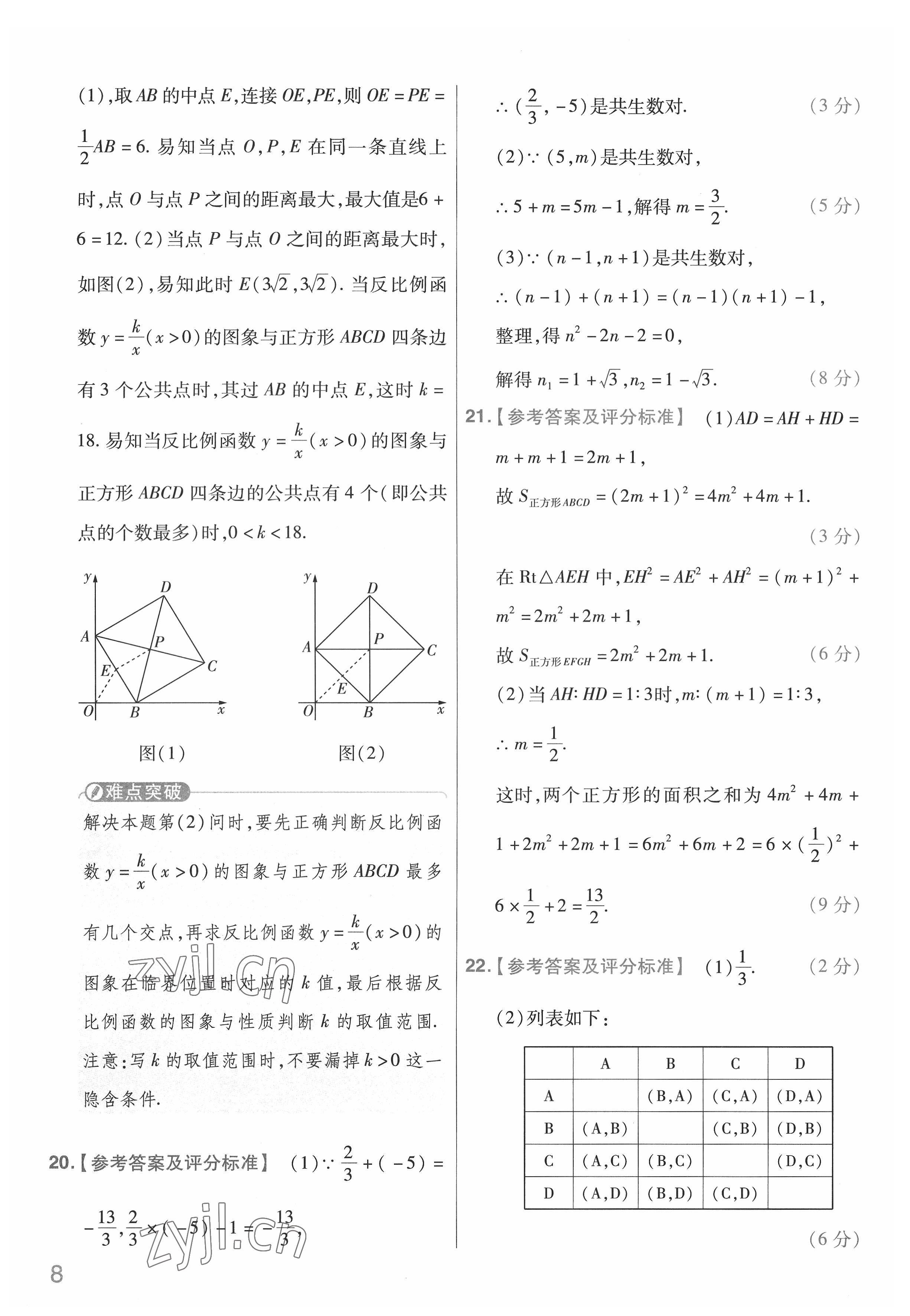 2022年金考卷中考信息卷數(shù)學(xué)河北專版 第8頁(yè)